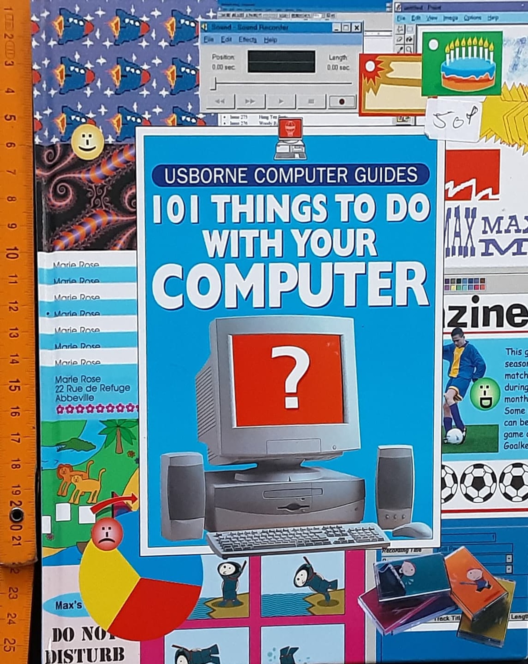 Knowledge Book หนังสือความรู้ ภาษาอังกฤษ 🍅🍓USBORNE COMPUTER GUIDES 101 THINGS TO DO WITH YOUR COMPUTER/Used สภาพ 80-90%