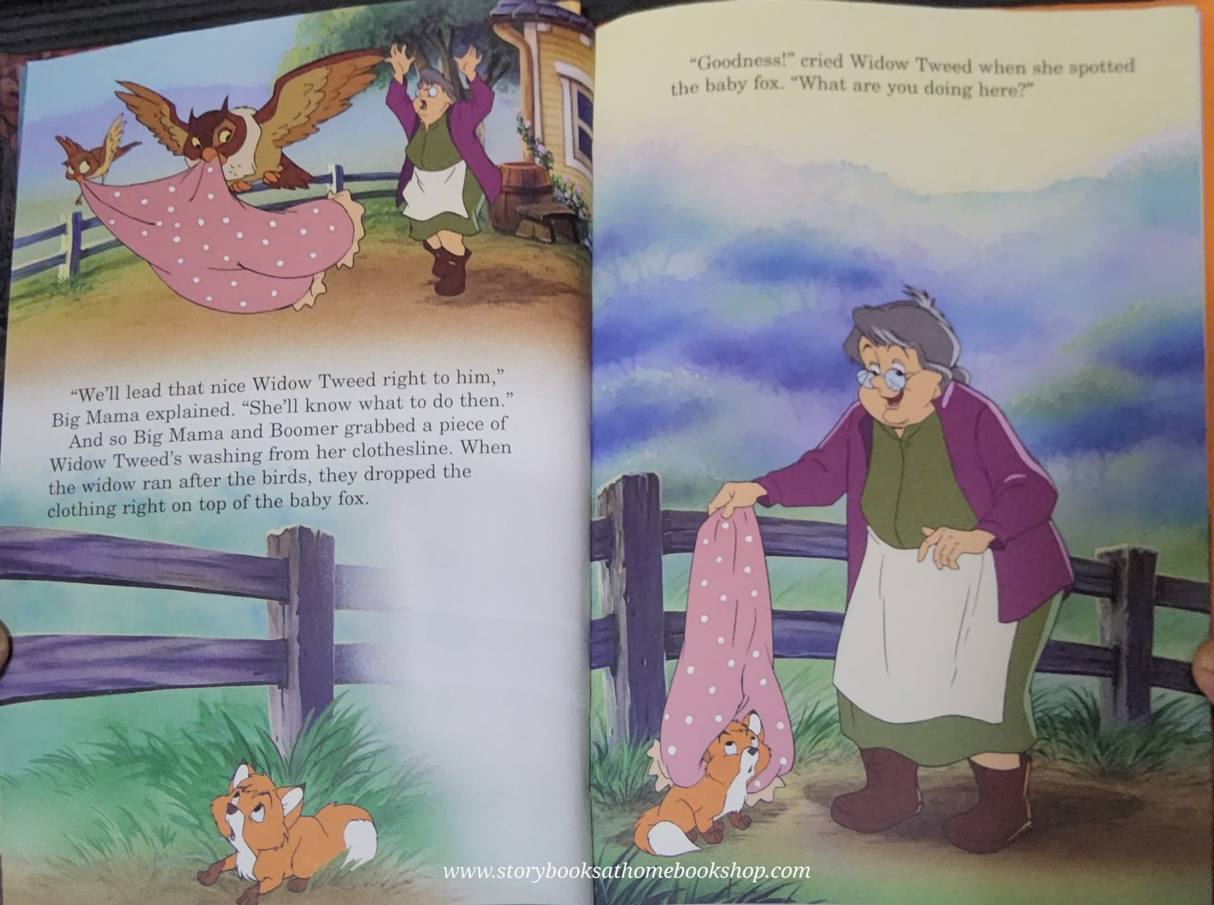 หนังสือนิทานปกแข็ง** 🍅🍅DISNEY THE FOX AND THE HOUND