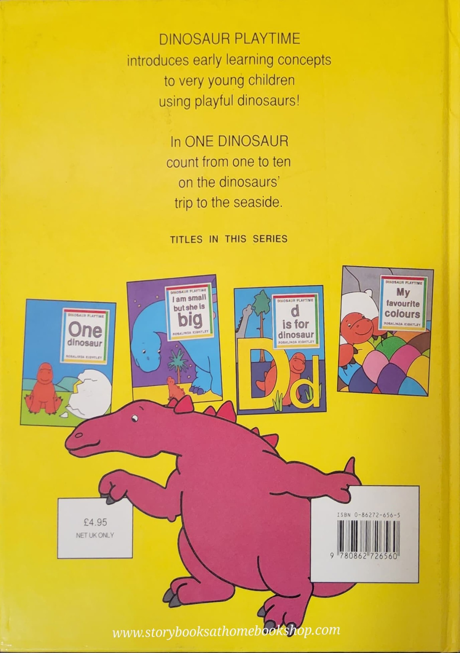 หนังสือนิทานปกแข็ง ** 🍅DINOSAUR PLAYTIME ONE DINOSAUR