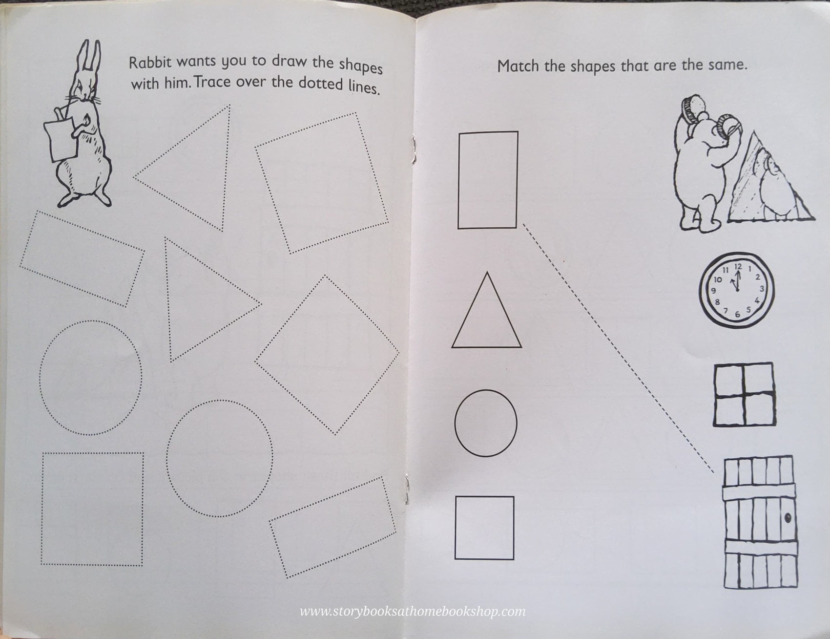 PRACTICE BOOK** ♥️WINNIE-THE-POOH: FIRST SHAPES
