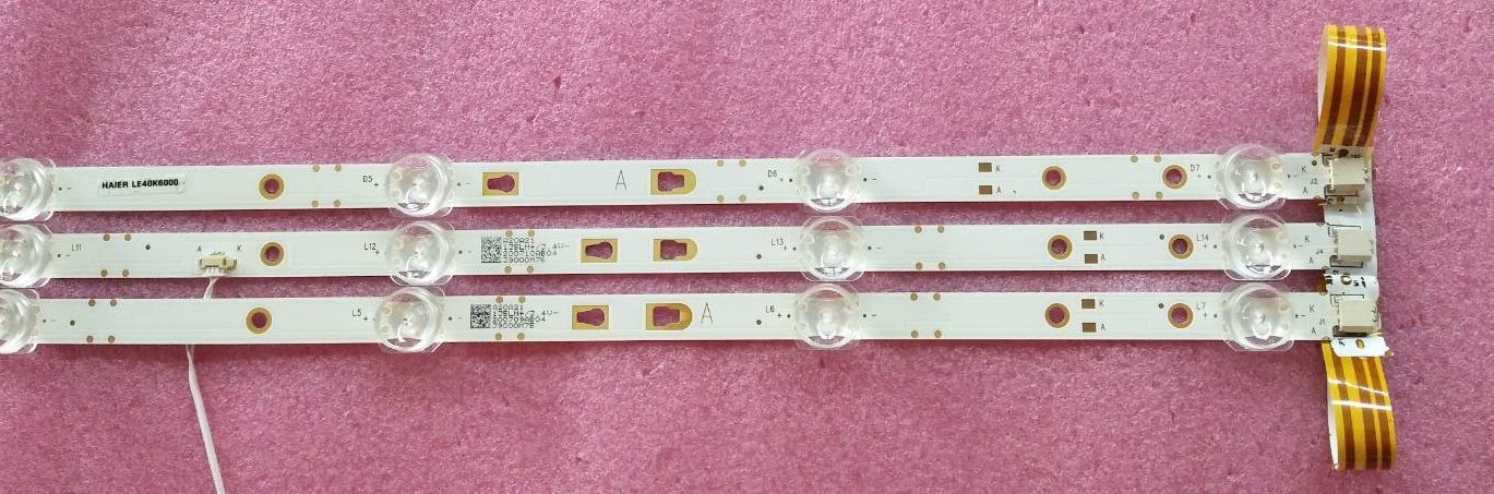 หลอดแบล็คไลท์ทีวี HAIER ไฮเออร์ ของแท้ถอดจากเครื่อง ใช้กับรุ่น LE40K6000