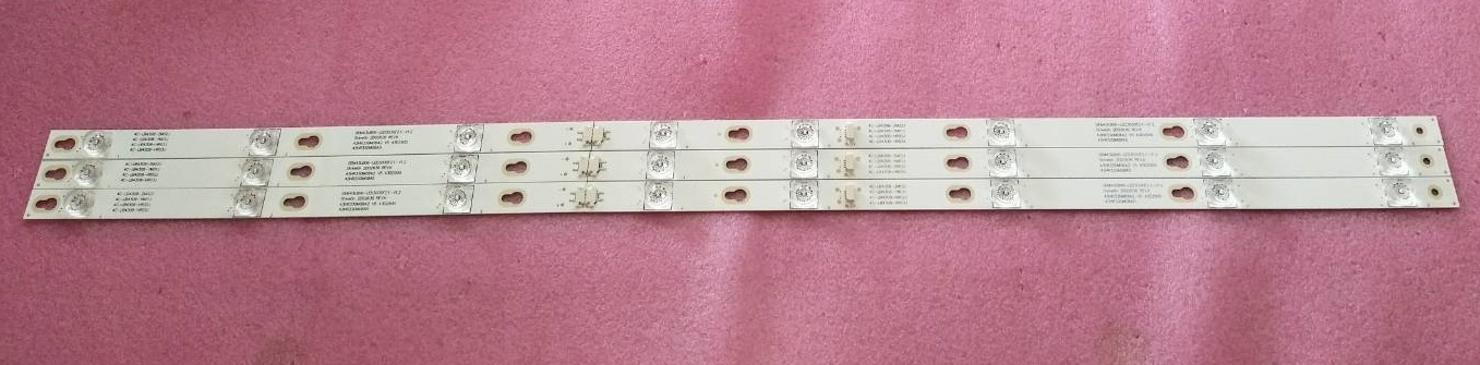 หลอดแบล็คไลท์ทีซีแอล TCL ใหม่โรงงาน รุ่น LED43S62 43P2US 43D2920 43D2900 43S6000 เป็นแบบต่อ 1ชุด 3แถว 6ชิ้น