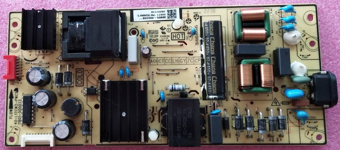 ซัพพลายทีวีทีซีแอล TCL อะไหล่แท้/มือสองพร้อมใช้งาน ใช้กับรุ่น 65P635 65P637 พาร์ทติดบอร์ด 40-L17CW2-PWC1ZG