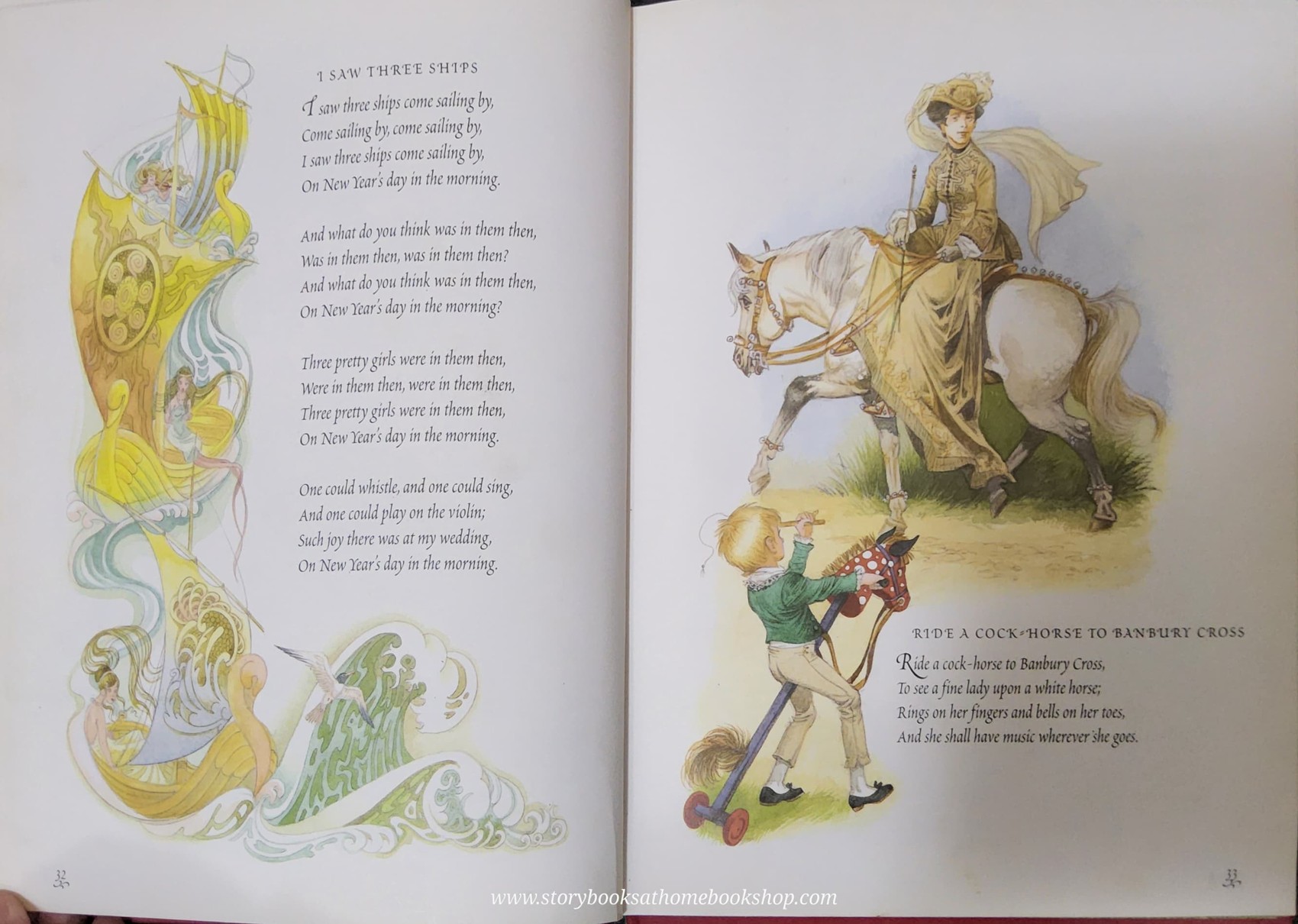 หนังสือนิทานปกแข็ง** 🍅🍓NURSERY RHYMES ILLUSTRATED BY ERIC KINCAID