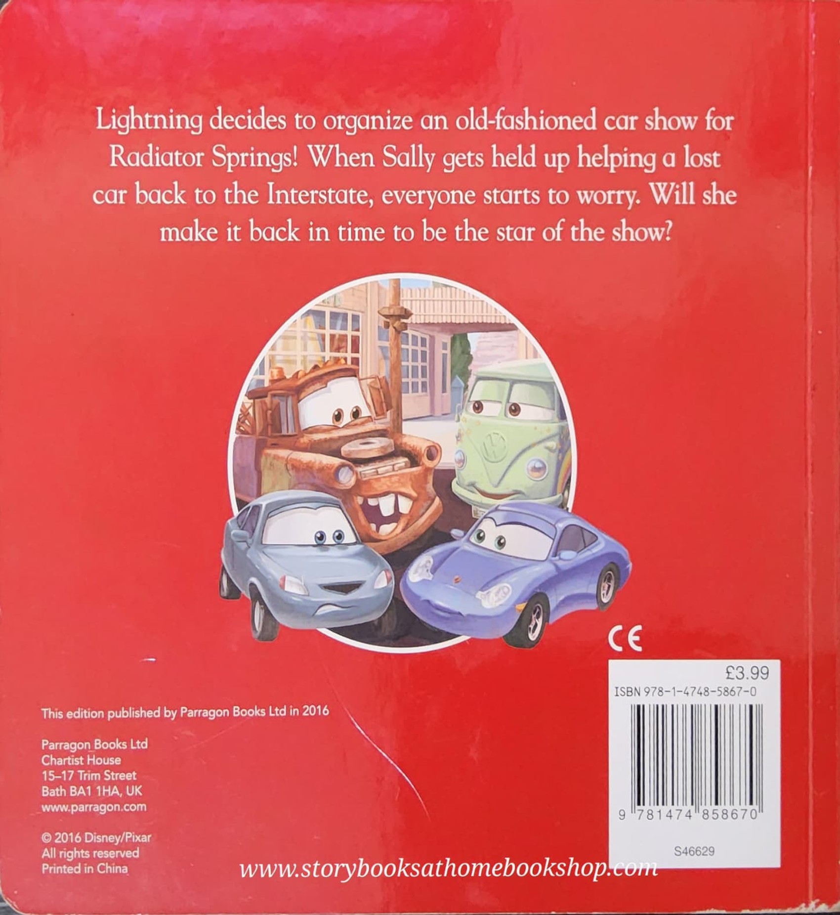 BOARD BOOK ** 🍅🍅DISNEY PIXAR CARS: LIGHTNING'S BIG SHOW