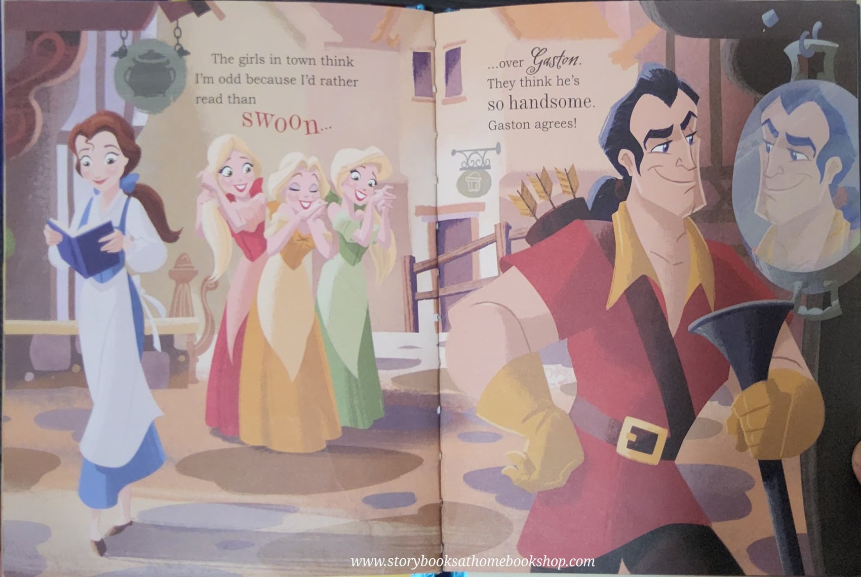 หนังสือนิทานปกแข็ง** 🍅🍅DISNEY PRINCESS BEAUTY AND THE BEAST:I AM BELLE