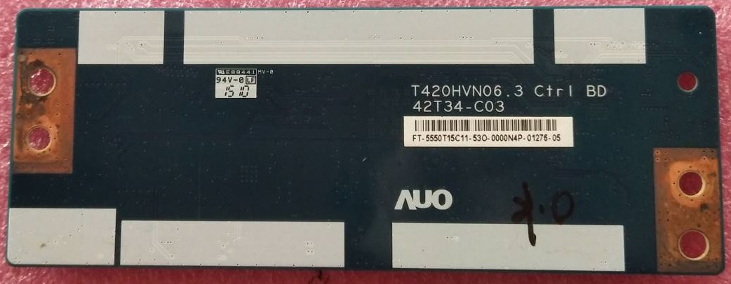 ทีคอนทีวี พานาโซนิค PANASONIC ของแท้ถอดจากเครื่อง ใช้กับรุ่น TH-50C300T พาร์ทบอร์ด T420HVN06.3 Ctrl BD 42T34-C03 จอ AUO