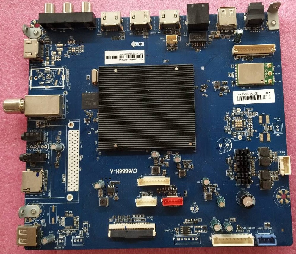 วันบอร์ดทีวีไฮเออร์ HAIER อะไหล่แท้มือสองพร้อมใช้งาน ใช้กับรุ่นLE50K8000UA พาร์ทติดบอร์ดCV6886H-A ทีคอน TC.P500UHDPV7D.2