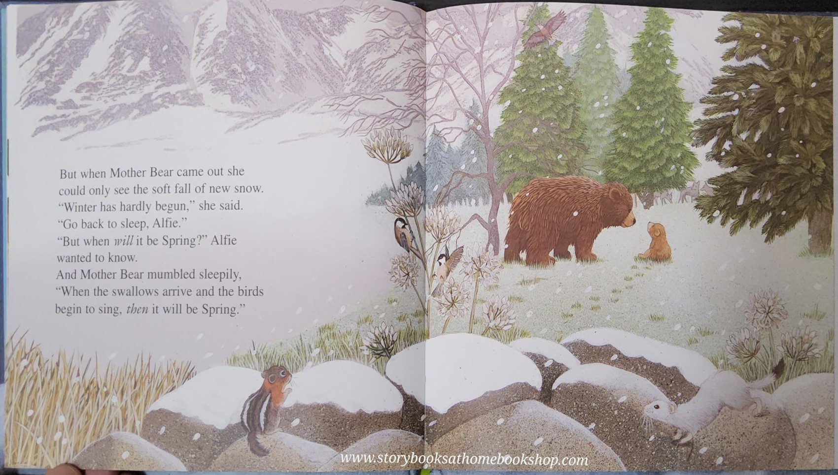 หนังสือนิทานปกแข็ง** 🍅🍓WHEN WILL IT BE SPRING? BY CATHERINE WALTERS