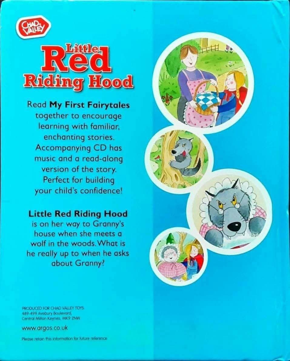 หนังสือนิทานปกแข็ง** 🍅🍓My First Fairytales:LITTLE RED RIDING HOOD with CD