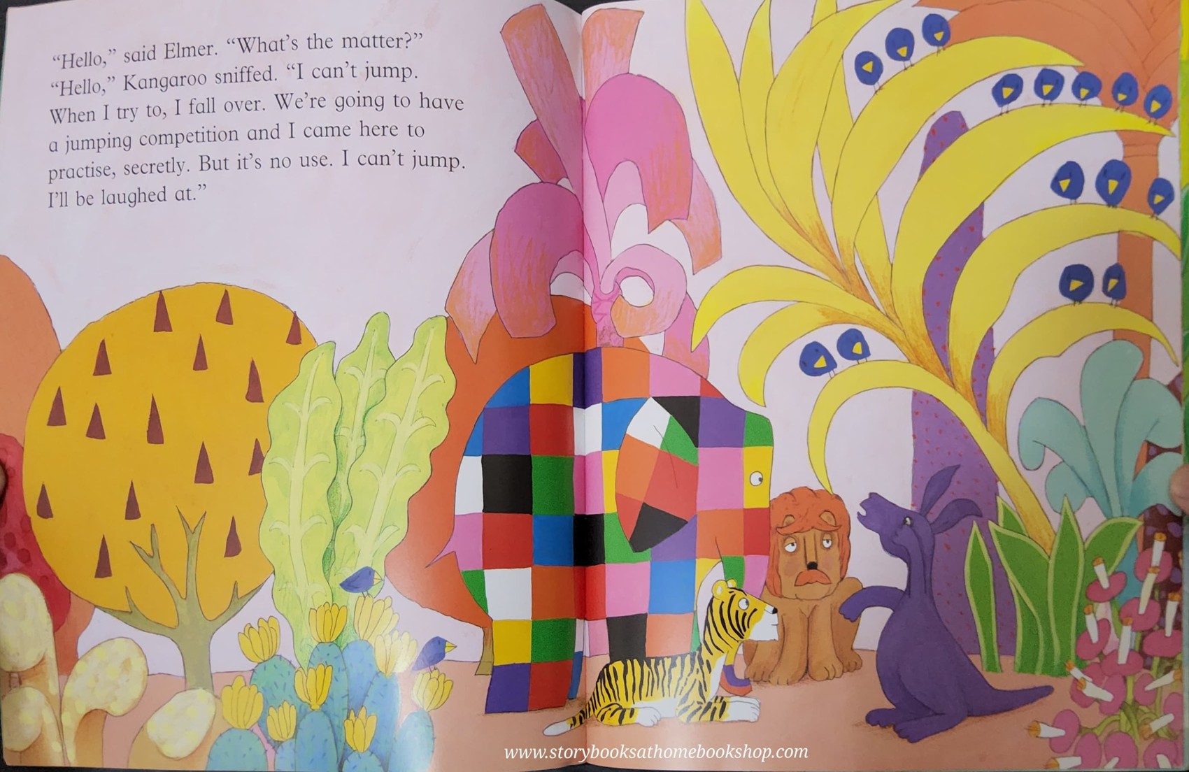 หนังสือนิทานปกอ่อน** ♥️♥️ELMER AND THE STRANGER BY DAVID MCKEE