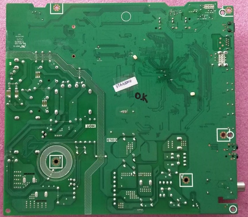 เมนบอร์ดทีวี Hisense ไฮเซน ของแท้มือสองถอดจากเครื่อง รุ่น55A7400F พาร์ทติดบอร์ดRSAG7.820.9581/ROH