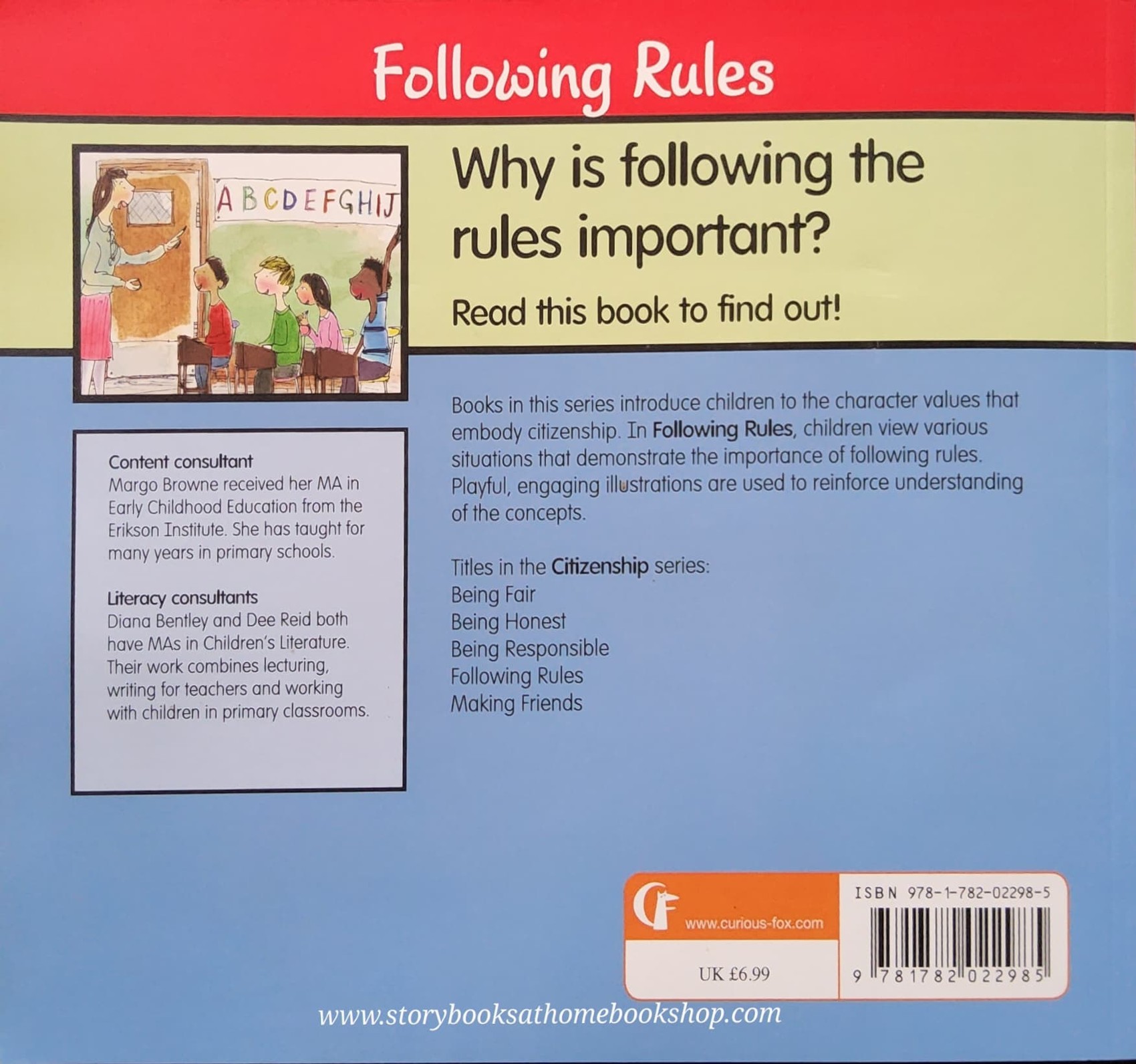 หนังสือนิทานปกอ่อน** 🍅🍅CITIZENSHIP:BEING FOLLOWING RULES