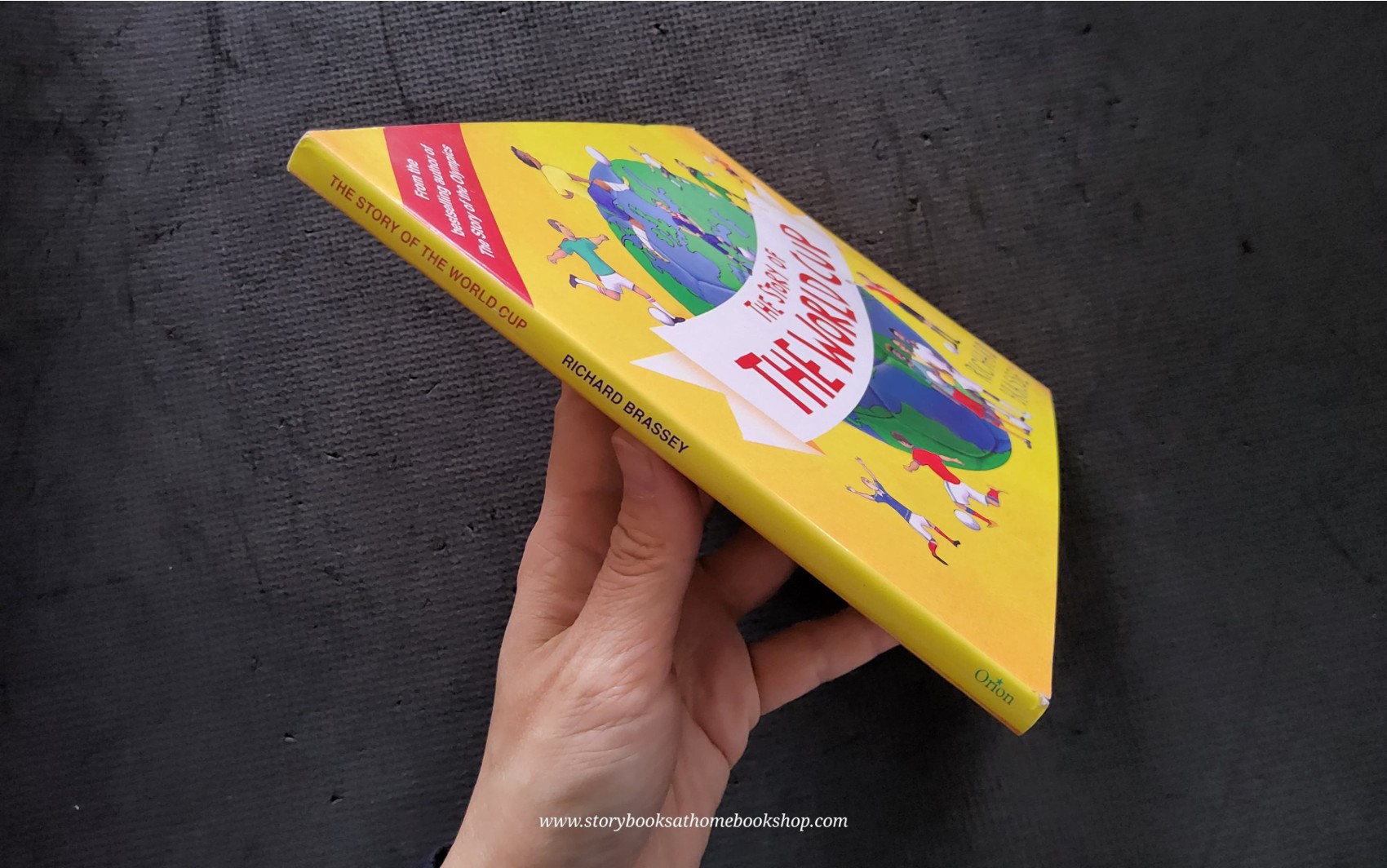 หนังสือนิทานปกแข็ง** 🍅🍅THE STORY OF THE WORLD CUP BY RICHARD BRASSEY