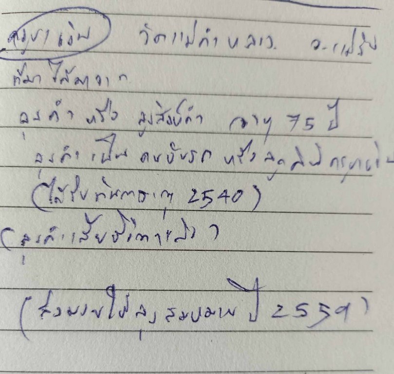 พระทันตธาตุครูบาเงิน วัดแม่คำหลวง อ.แม่ตัน จ.เชียงราย ได้มาจากคุณลุงสมหมาย ซึ่งได้มาจากคุณลุงสิงห์คำ อายุ 75 ปี เป็นคนขับรถให้ครูบาเงิน และเป็นลูกศิษย์ครูบาเงิน ลุงคำได้พระทันตธาตุองค์นี้มาเมื่อปี 2540 และส่งมอบให้กับคุณลุงสมหมายเมื่อปี 2559