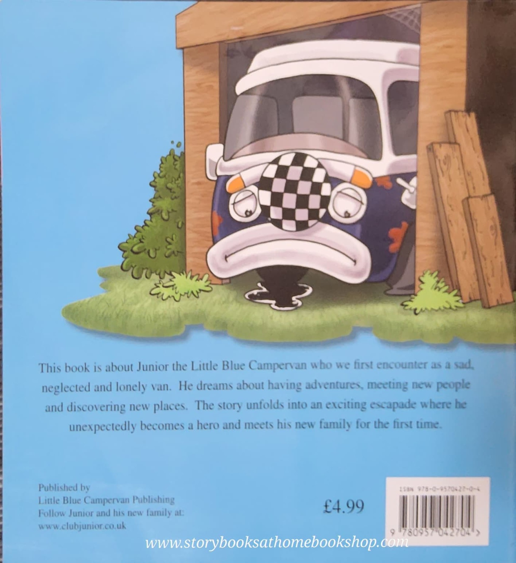 หนังสือนิทานปกอ่อน** 🍅🍓JUNIOR THE LITTLE BLUE CAMPERVAN