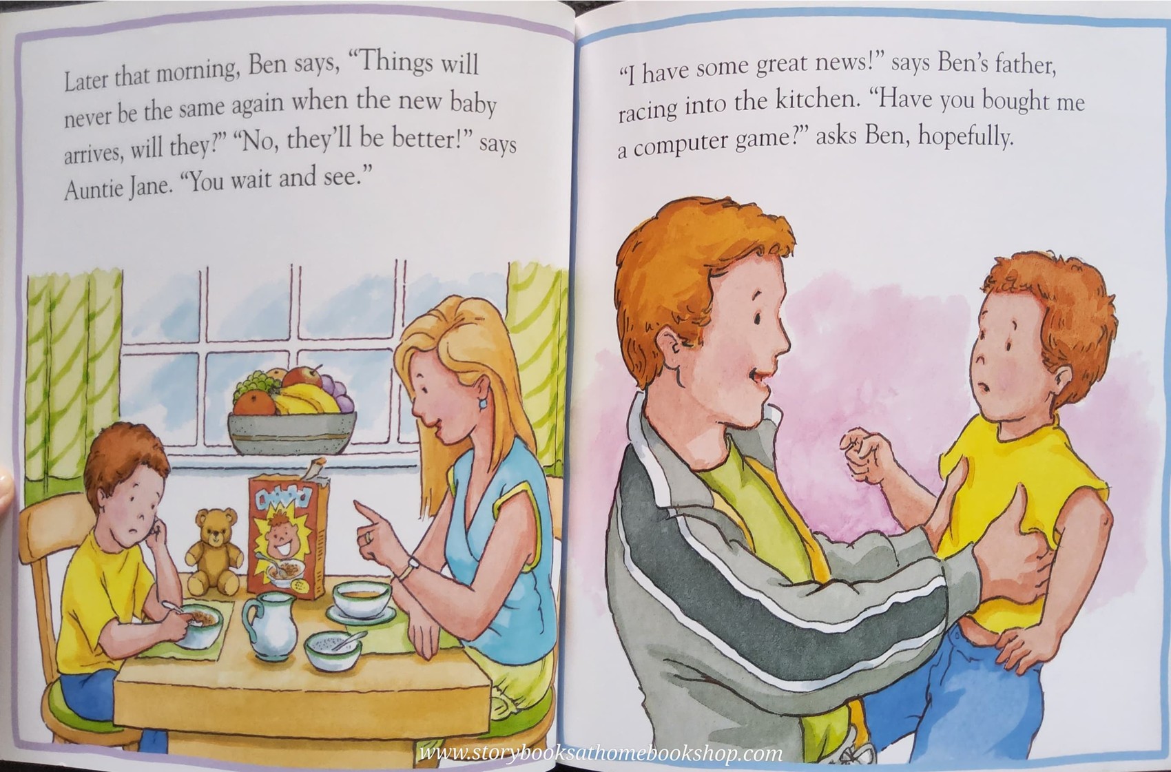 หนังสือนิทานปกอ่อน** 🍅🍓FIRST EXPERIENCES: BEN GETS A NEW BABY