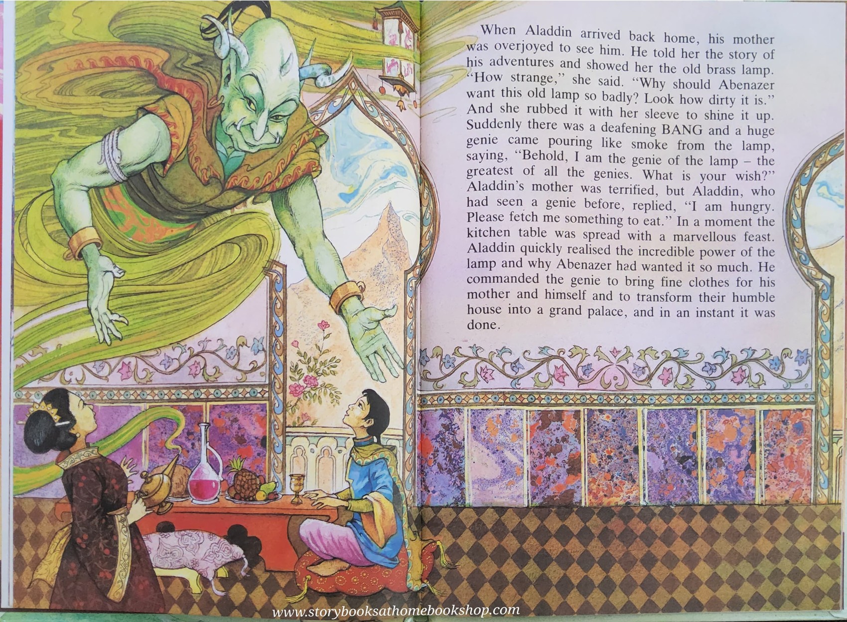 หนังสือนิทานปกแข็ง** 🍅🍓ALADDIN&THE MAGIC LAMP