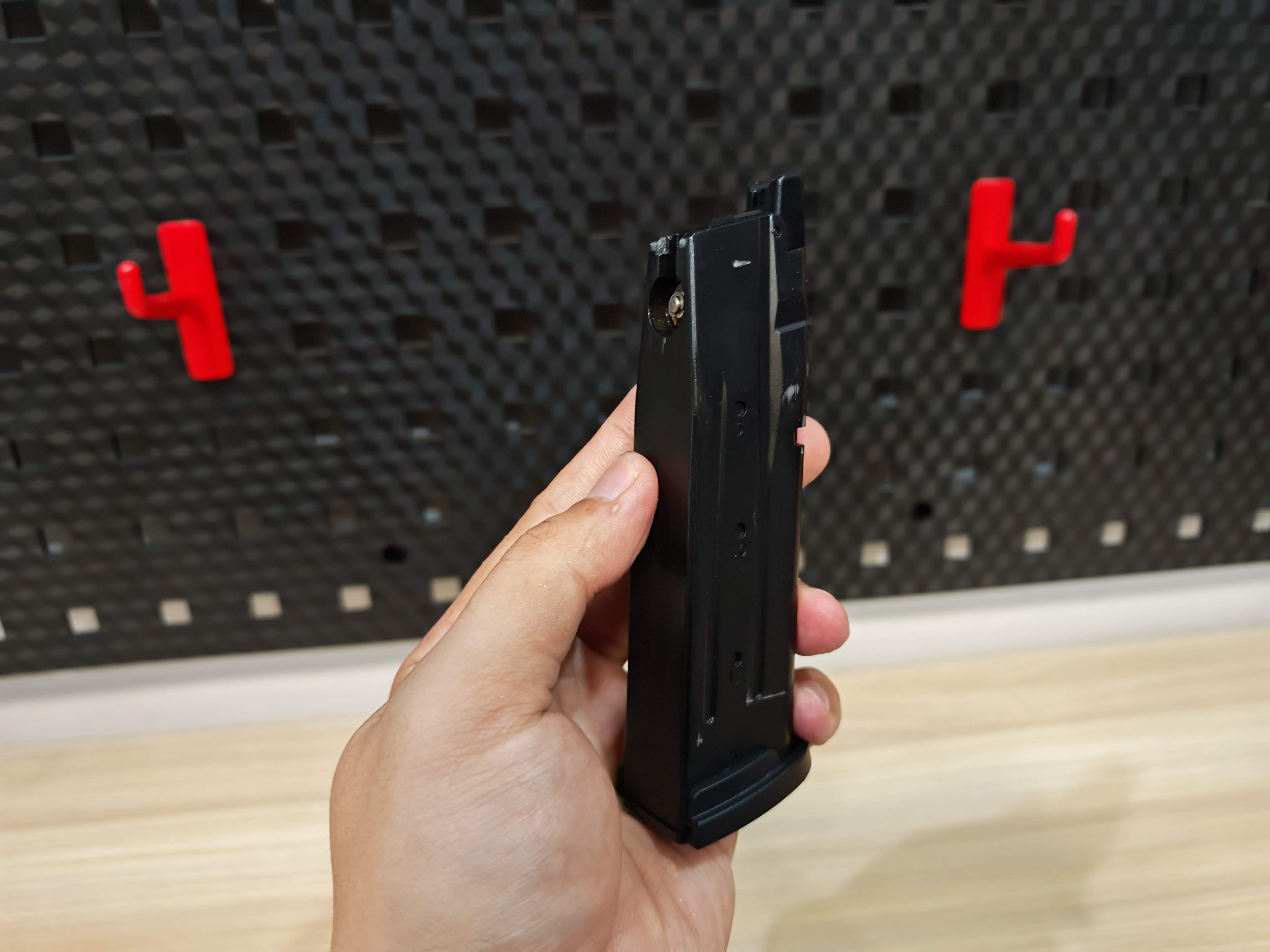 WE SIGSAUER P320 F18V2 Wilson Combat GBB BB Gun บีบีกัน แบบแก๊ส ปืนอัดลม มือสอง Airsoft Gun