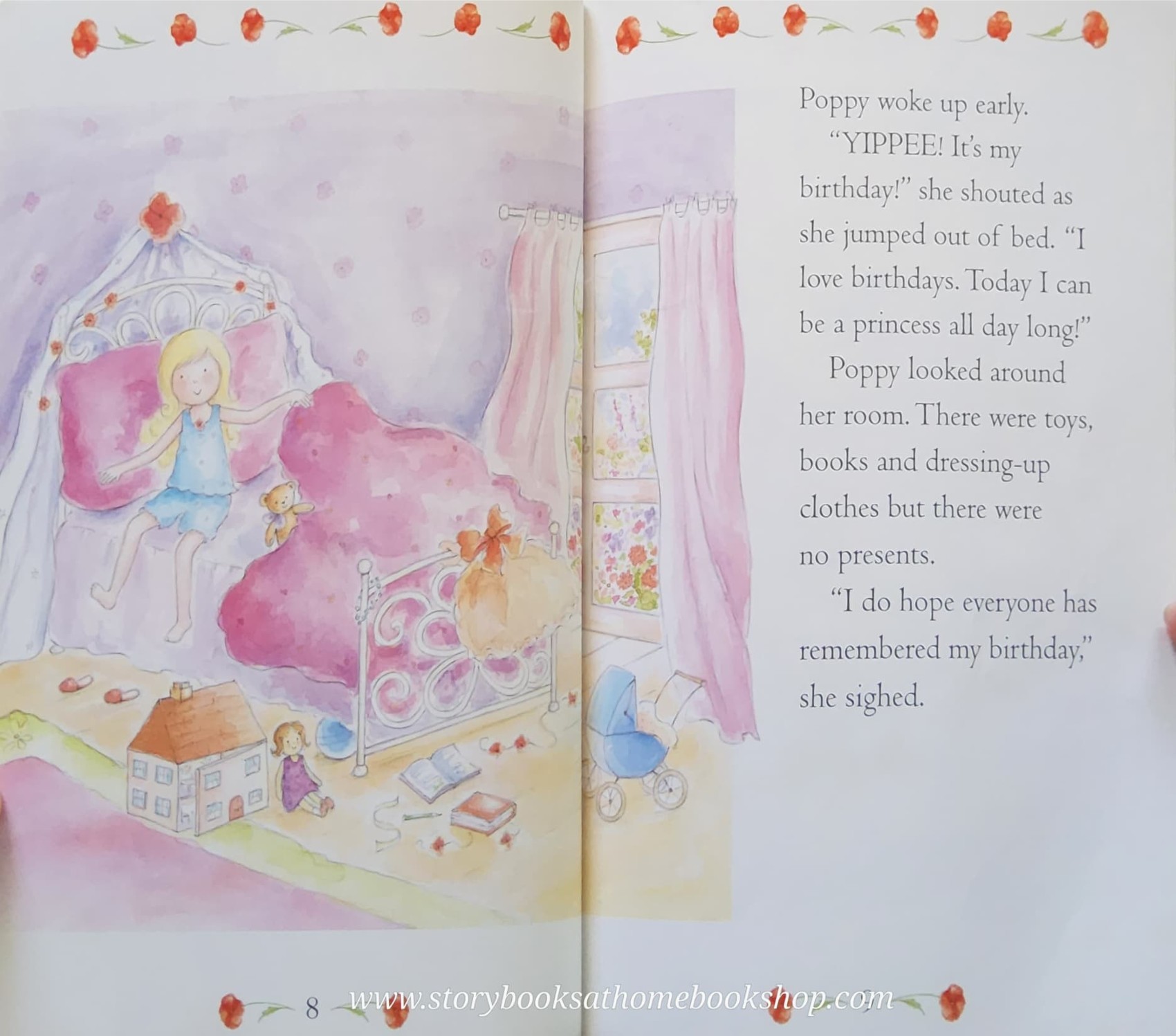 หนังสือนิทานปกอ่อน ** 🍅🍓PRINCESS POPPY: THE BIRTHDAY