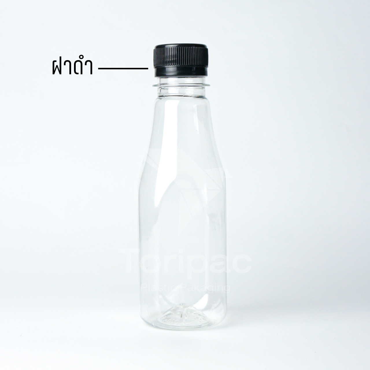 หนาพิเศษ!! ขวดพลาสติกทรงกลมตัดขนาด 220/250 ml พร้อมฝาปิด PET 50/100/150 ใบ/แพ็ค