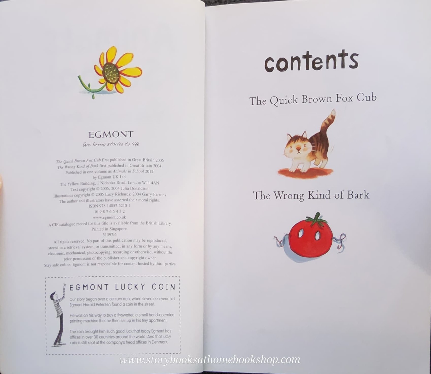 หนังสือนิทานปกอ่อน** 🍅ANMALS IN SCHOOL (2 STORIES IN 1) BY JULIA DONALDSON