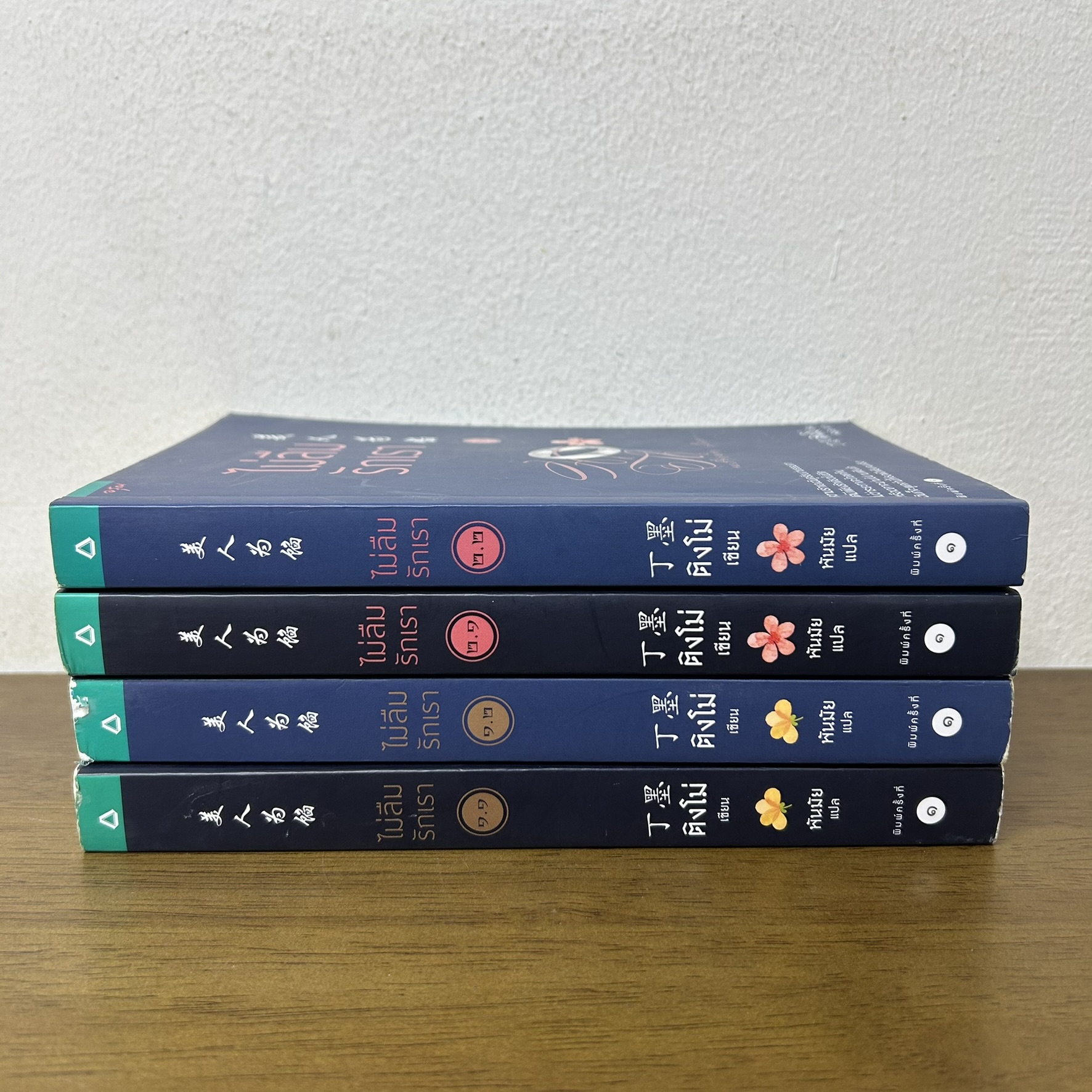 ชุด ไม่ลืมรักเรา 1.1 - 2.2 รวม 4 เล่มจบ ... ติงโม่ Ding Mo เขียน (มือสอง) นิยาย แปลจีน นิยายรัก