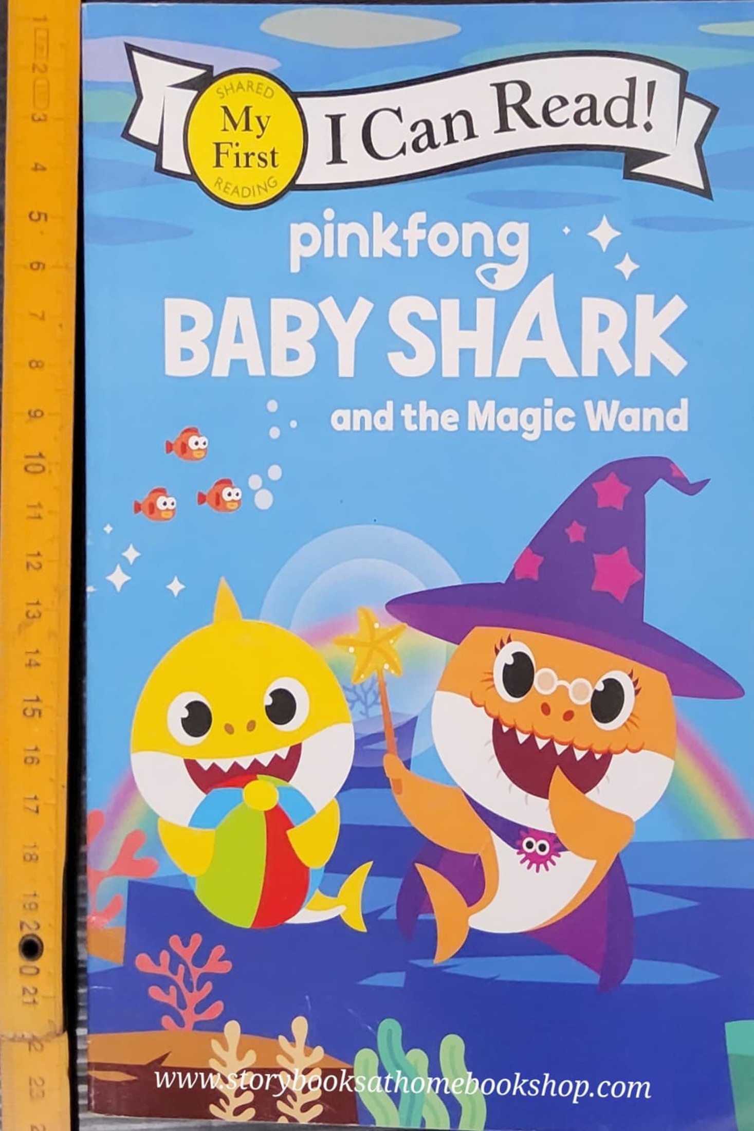หนังสือนิทานปกอ่อน** 🍅🍅I CAN READ!: PINK FONG BABY SHARK AND THE MAGIC WAND