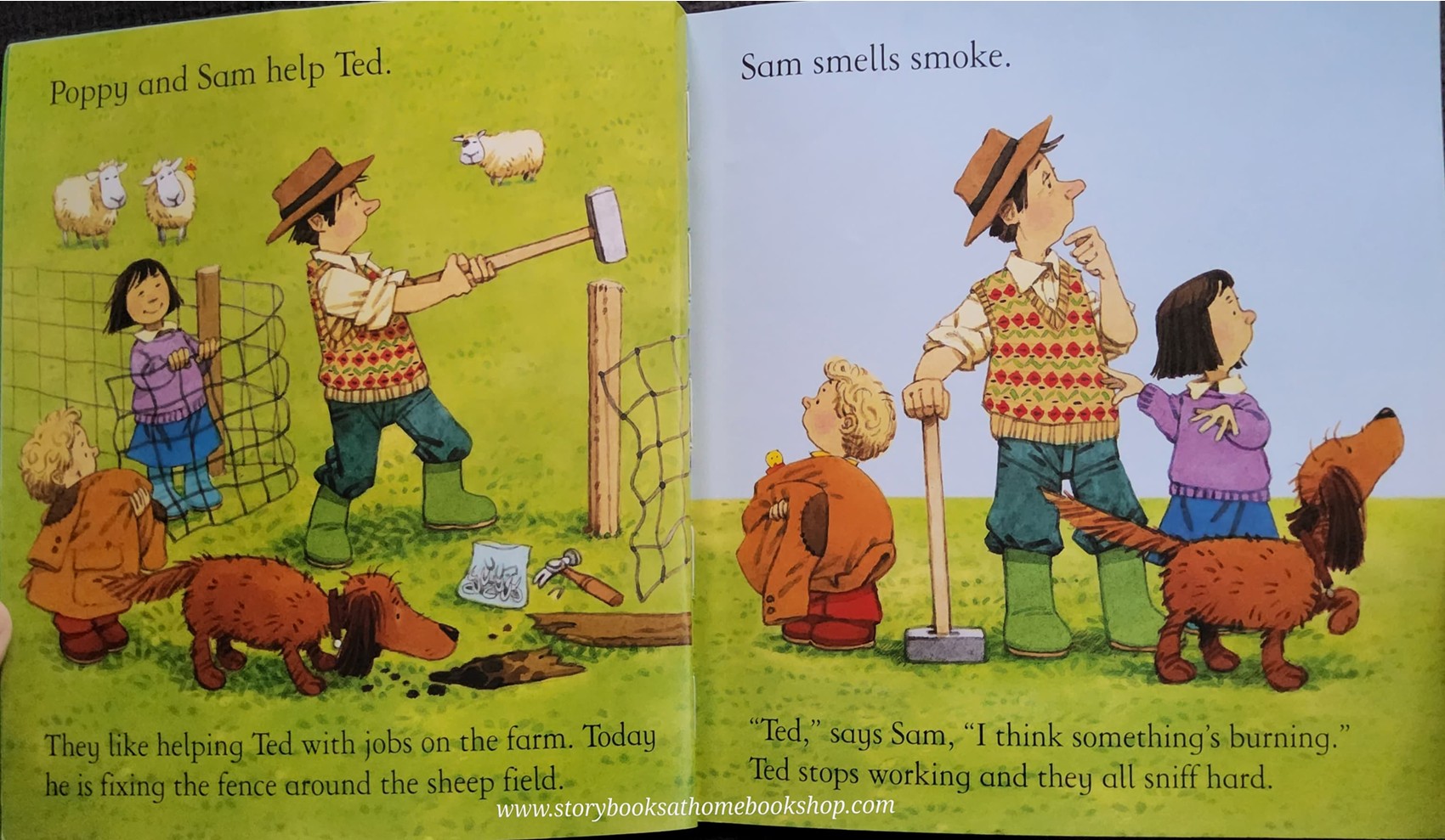 หนังสือนิทานปกอ่อน** ♥️USBORNE FARMYARD TALES: Barn on Fire