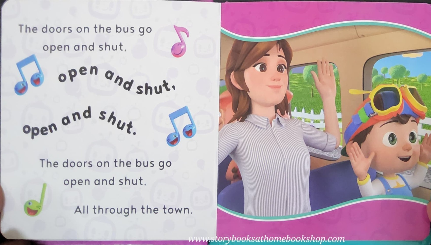 BOARD BOOK** ♥️COCOMELON WHEELS ON THE BUS