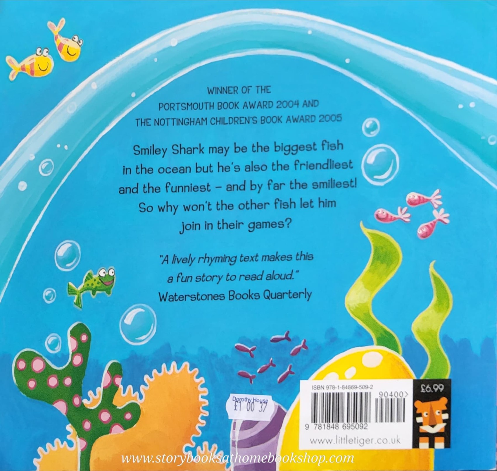 หนังสือนิทานปกอ่อน** ♥️SMILEY SHARK BY RUTH GALLOWAY