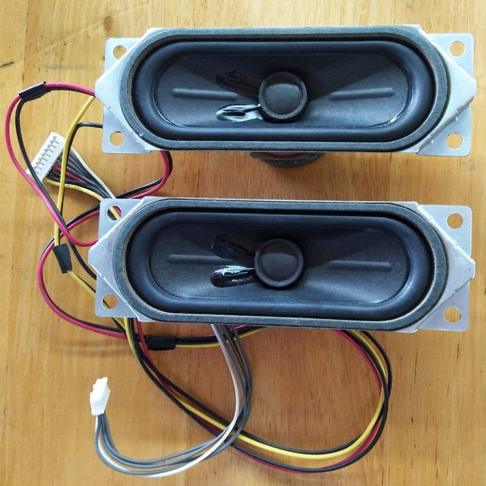 ลำโพงTOSHIBA (โตชิบา) ของแท้ถอดจากเครื่อง ใช้กับรุ่น 32PU200T 40PU200T พาร์ทV30A00008900 8โอห์ม 10วัตต์