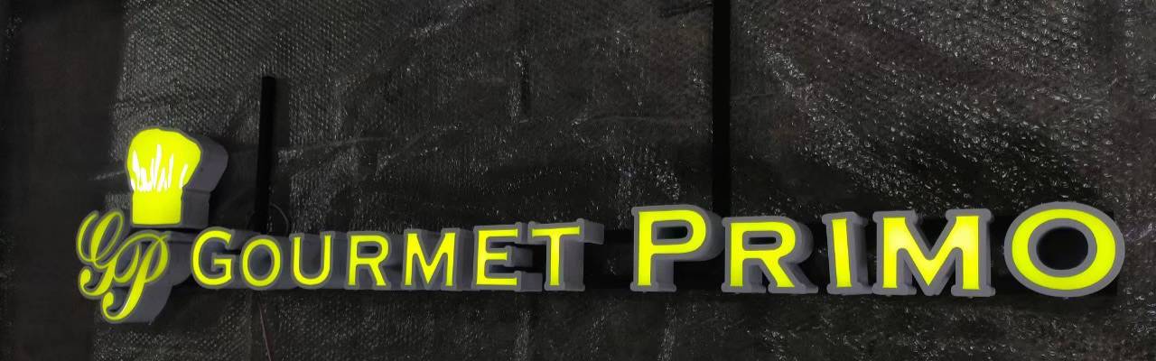 #ป้ายอักษรไฟออกหน้า