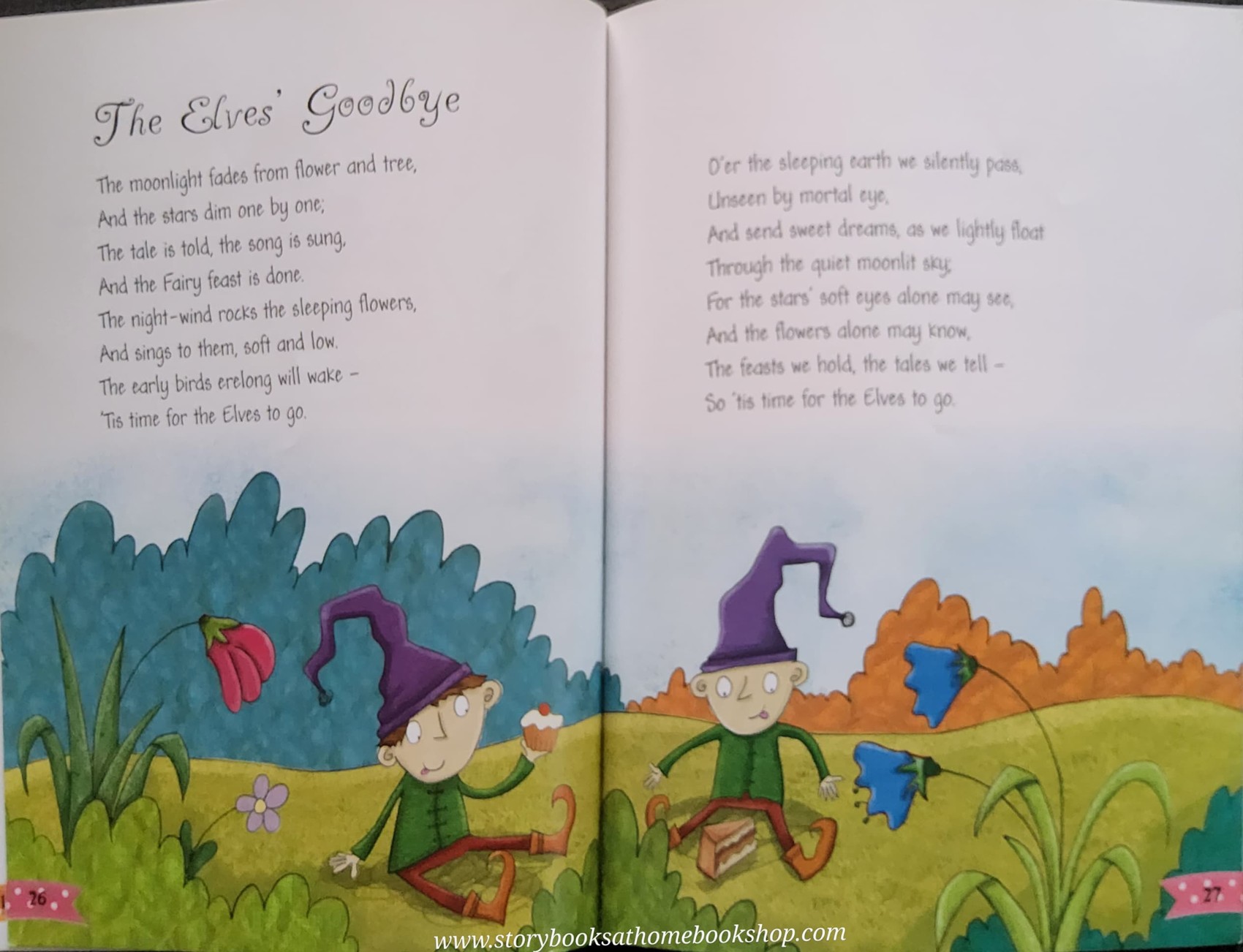 *หนังสือนิทานปกอ่อน ** ♥️♥️THE LAND OF COUNTER PANE AND OTHER POEM