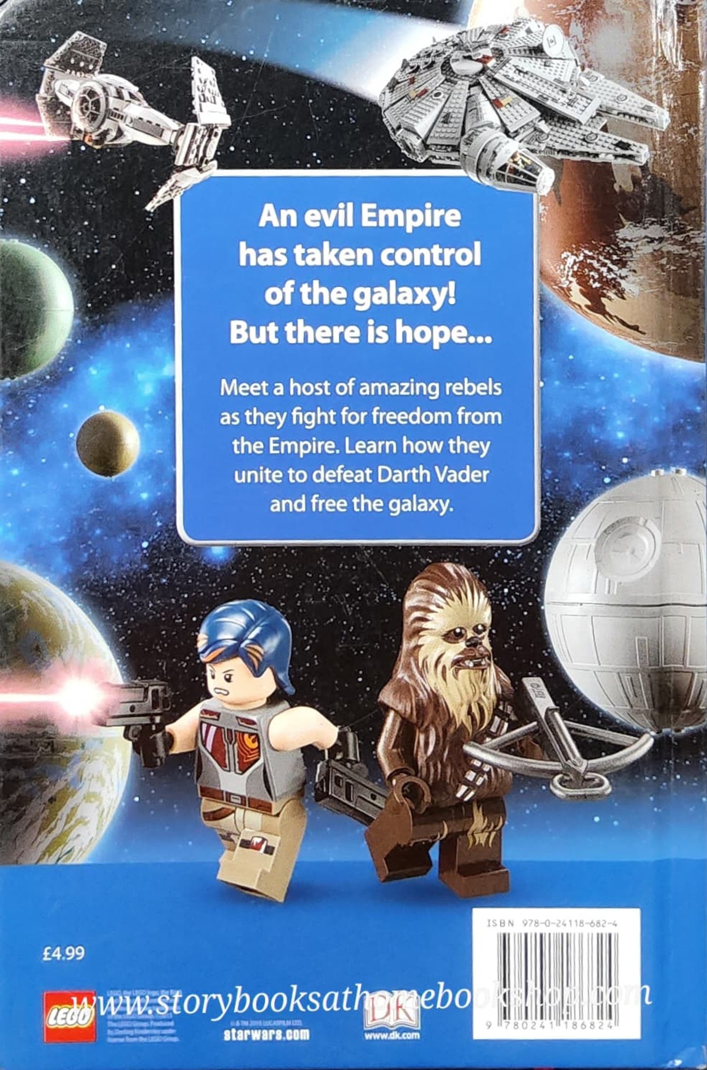 หนังสือนิทานปกแข็ง ** ♥️THE LEGO STARWARS FREE THE GALAXY