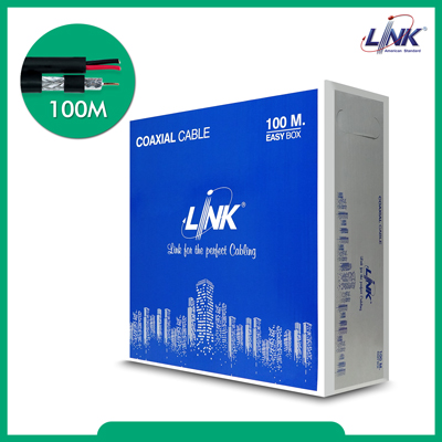 RG6/U, 95% Shield, Black w/CCA Power wire ADVANCED 100m./Easy Bx