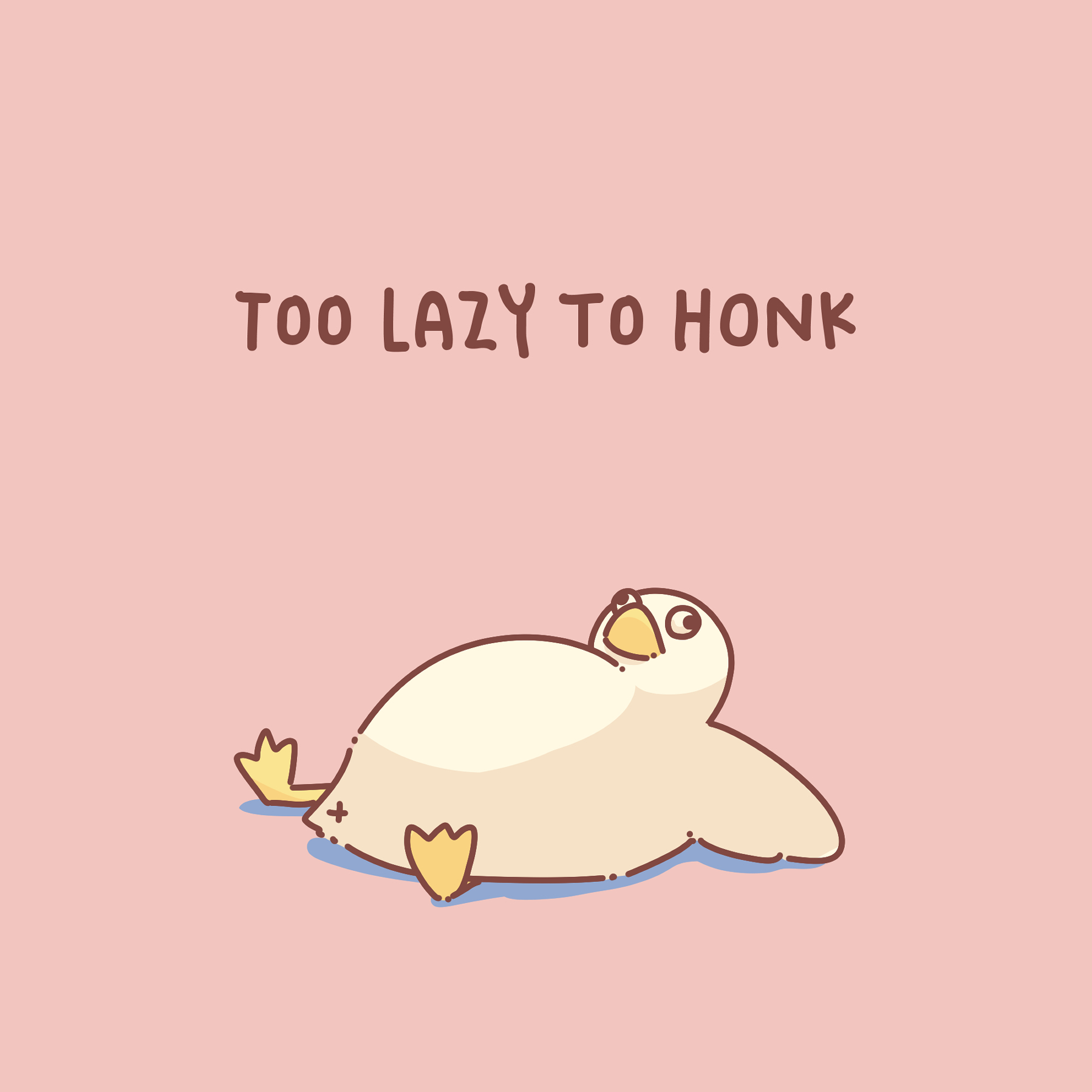 [Postcard] Lazy to honk