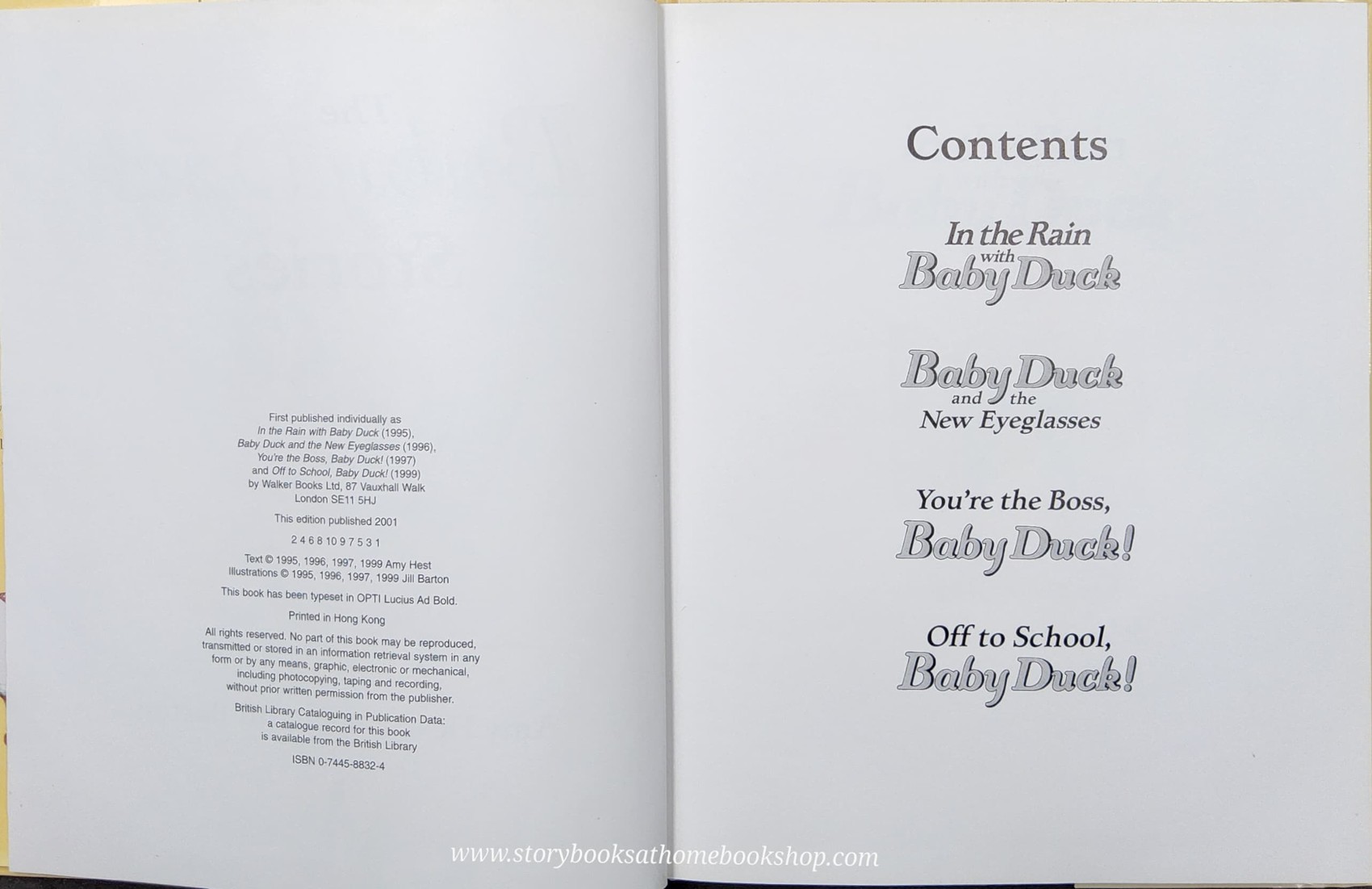 หนังสือนิทานปกแข็ง** 🍅🍓THE BABY DUCK STORIES