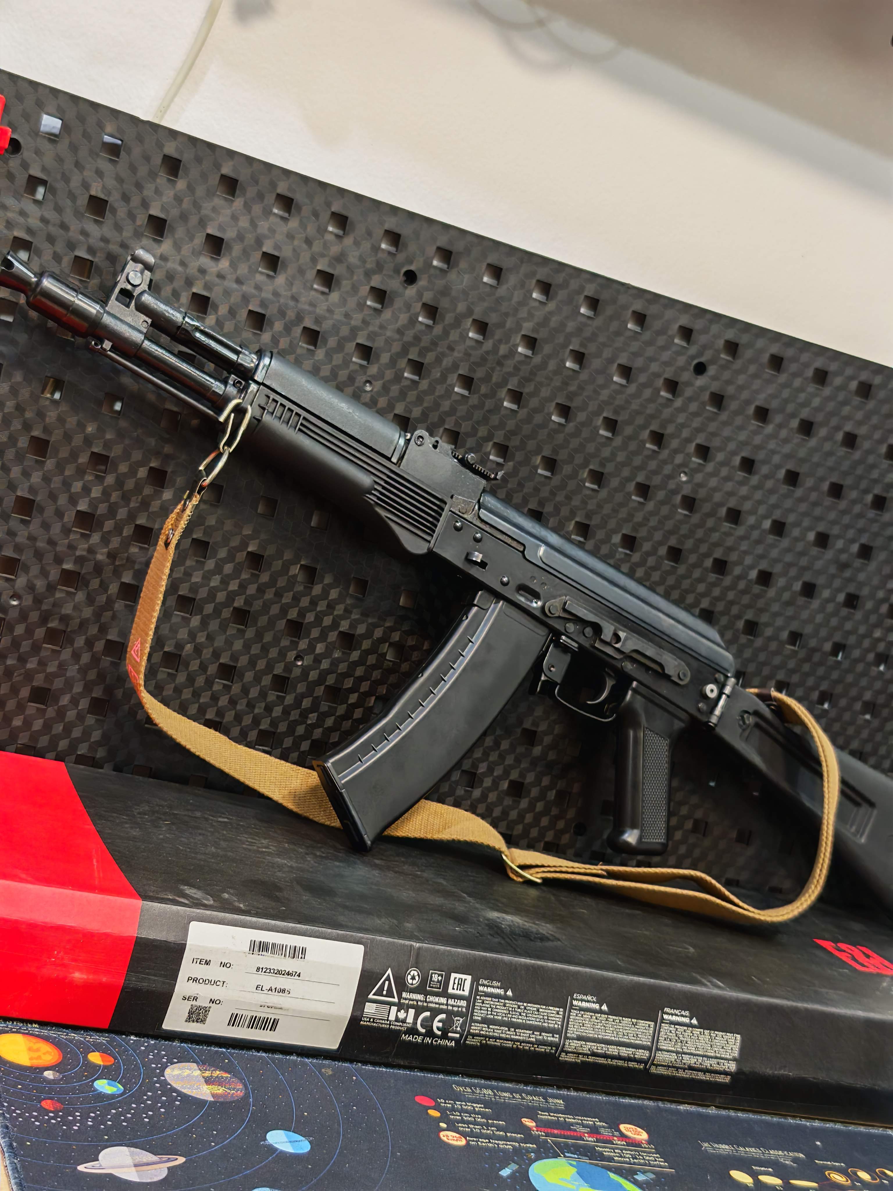 E&L A108S Essential AK105 บอดี้เหล็ก AEG BB Gun บีบีกัน Airsoft Gun ปืนอัดลม ปืนยาวไฟฟ้า มือสอง