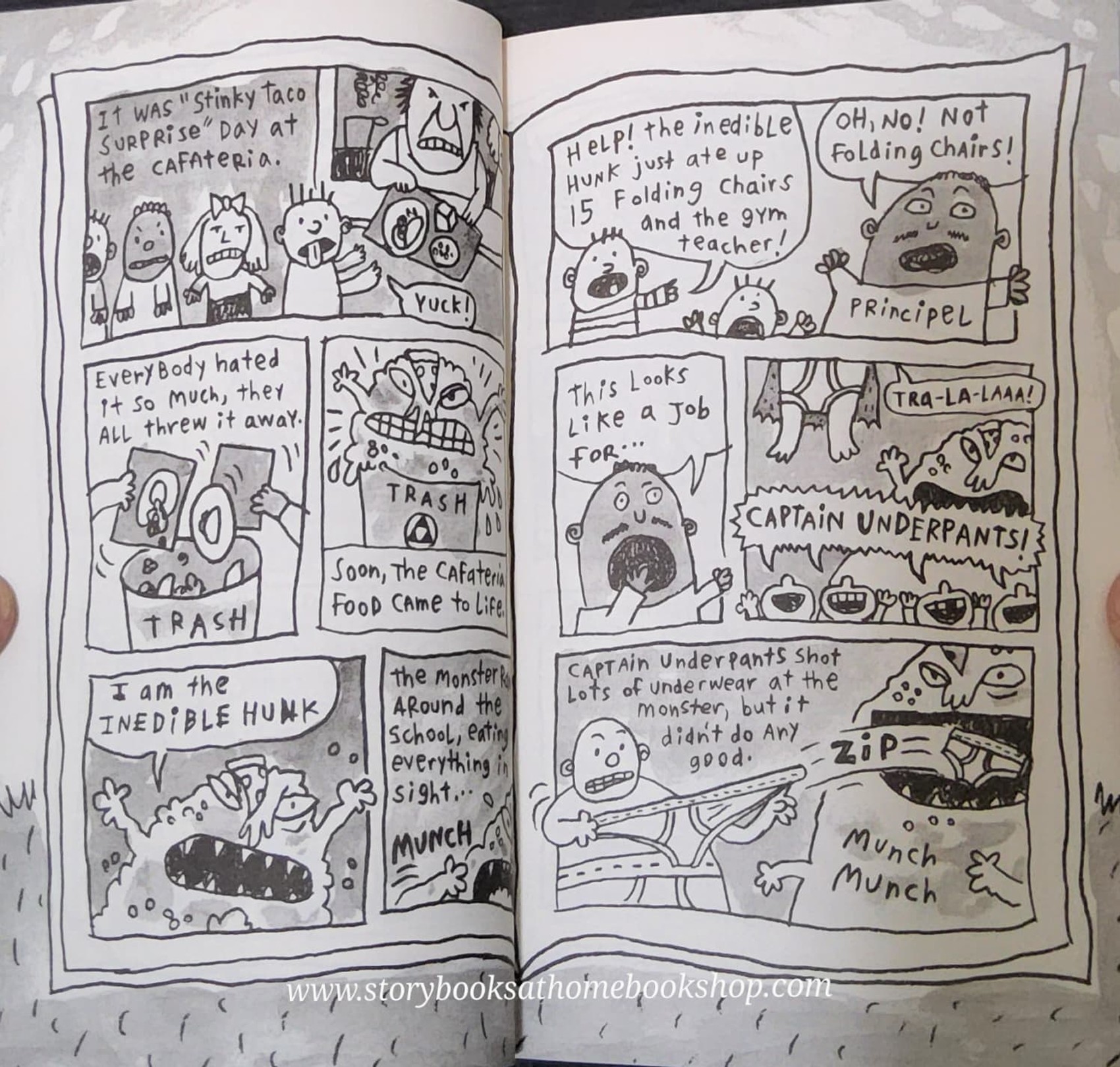 วรรณกรรมเยาวชน แนะนำ** 🍅🍓THE ADVENTURES OF CAPTAIN UNDERPANTS AN EPIC NOVEL BY DAV PILKEY