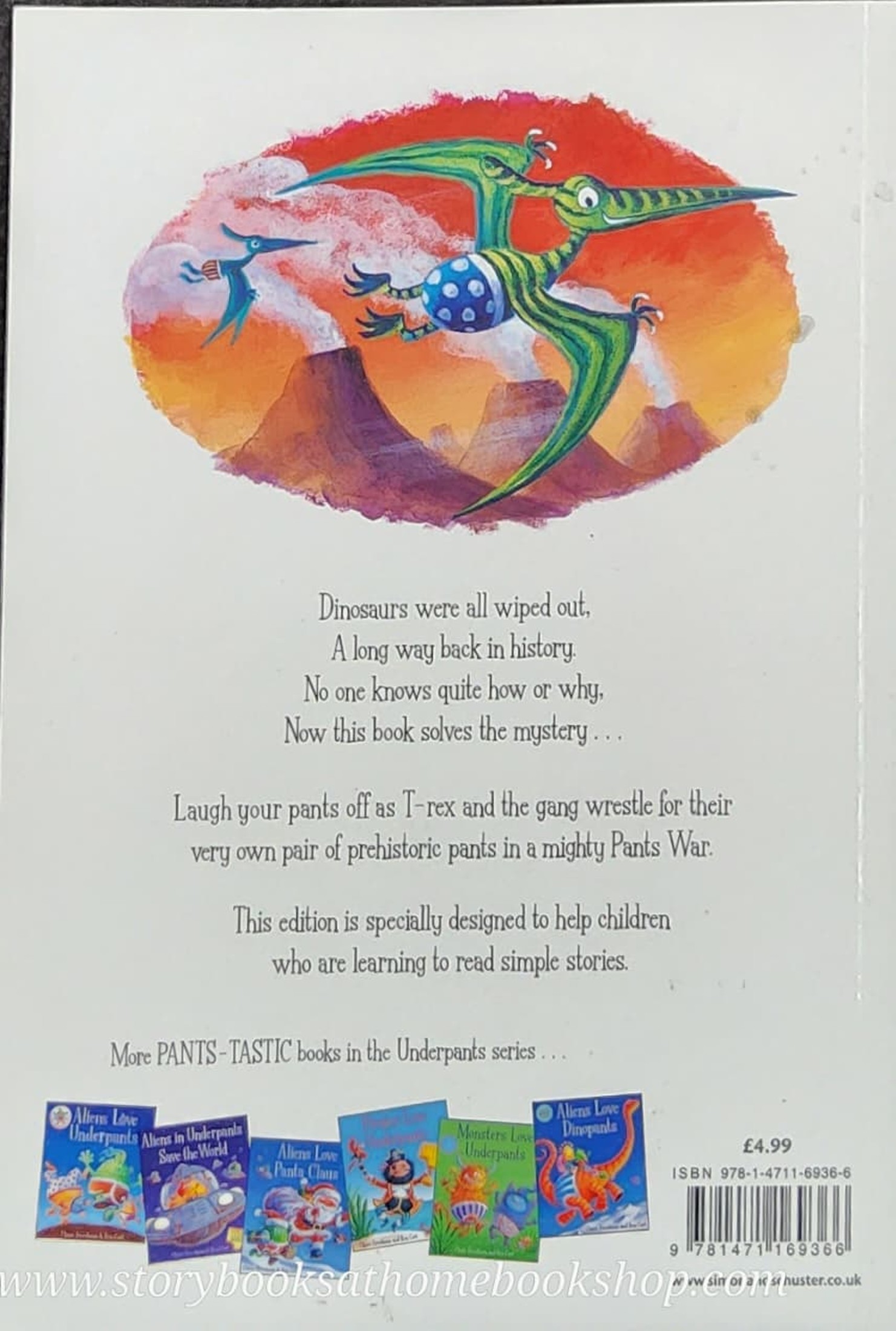 หนังสือนิทานปกอ่อน** 🍅READY TO READ! DINOSAURS LOVE UNDERPANTS