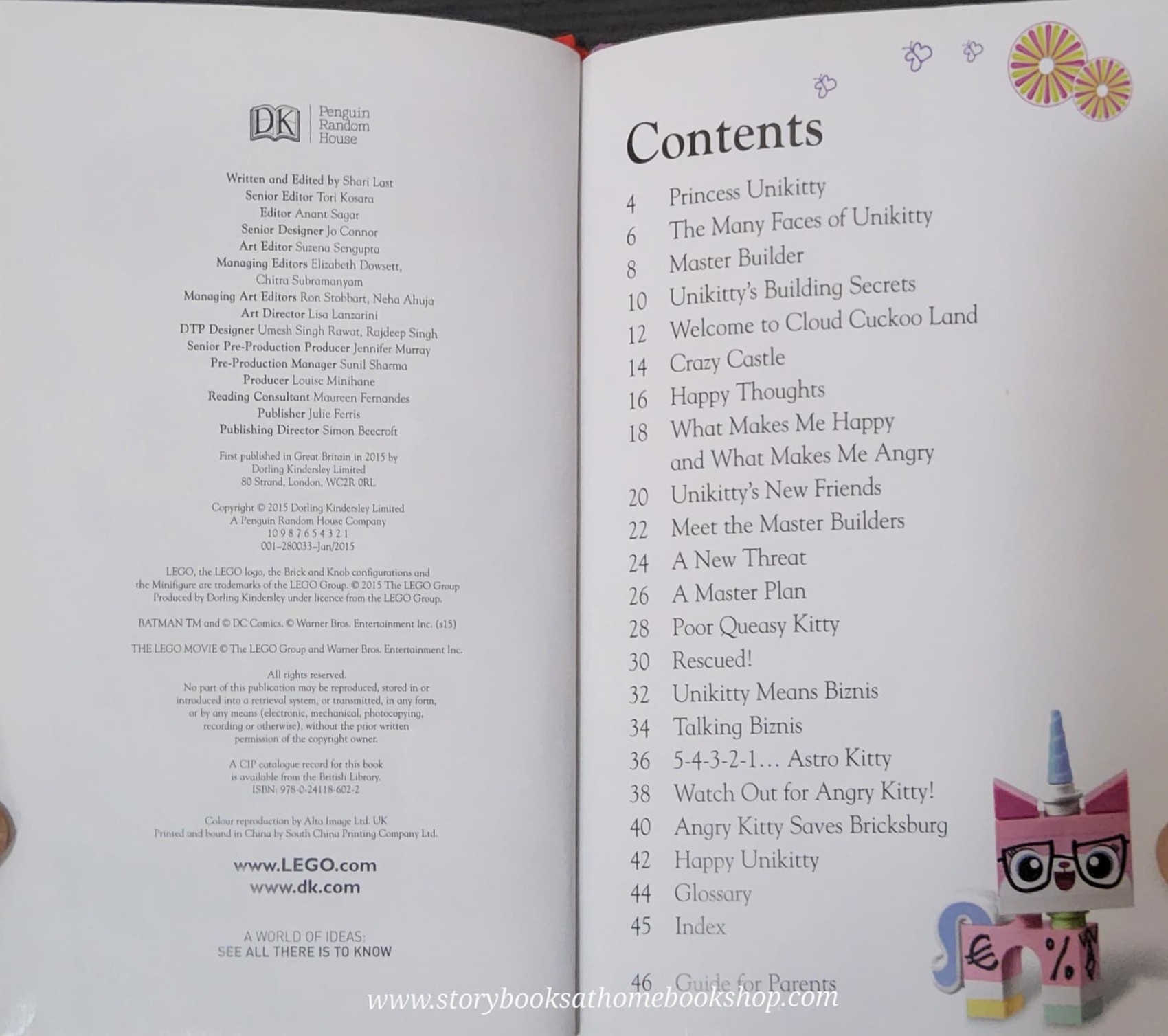 หนังสือนิทานปกแข็ง** 🍓🍓THE LEGO MOVIE MEET UNIKITTY?