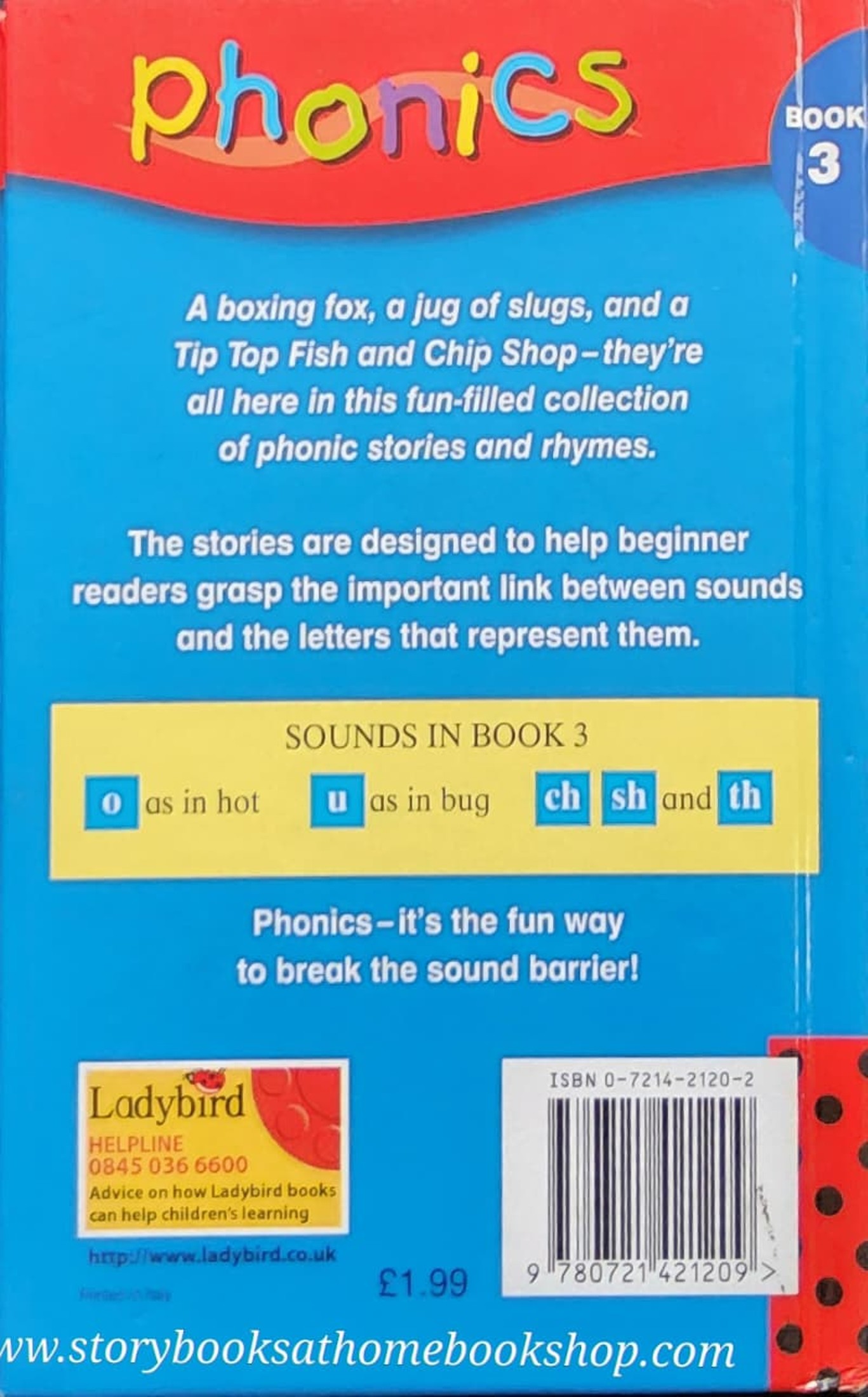 หนังสือนิทานปกแข็ง** ♥️PHONICS BOOK3:HOT FOX