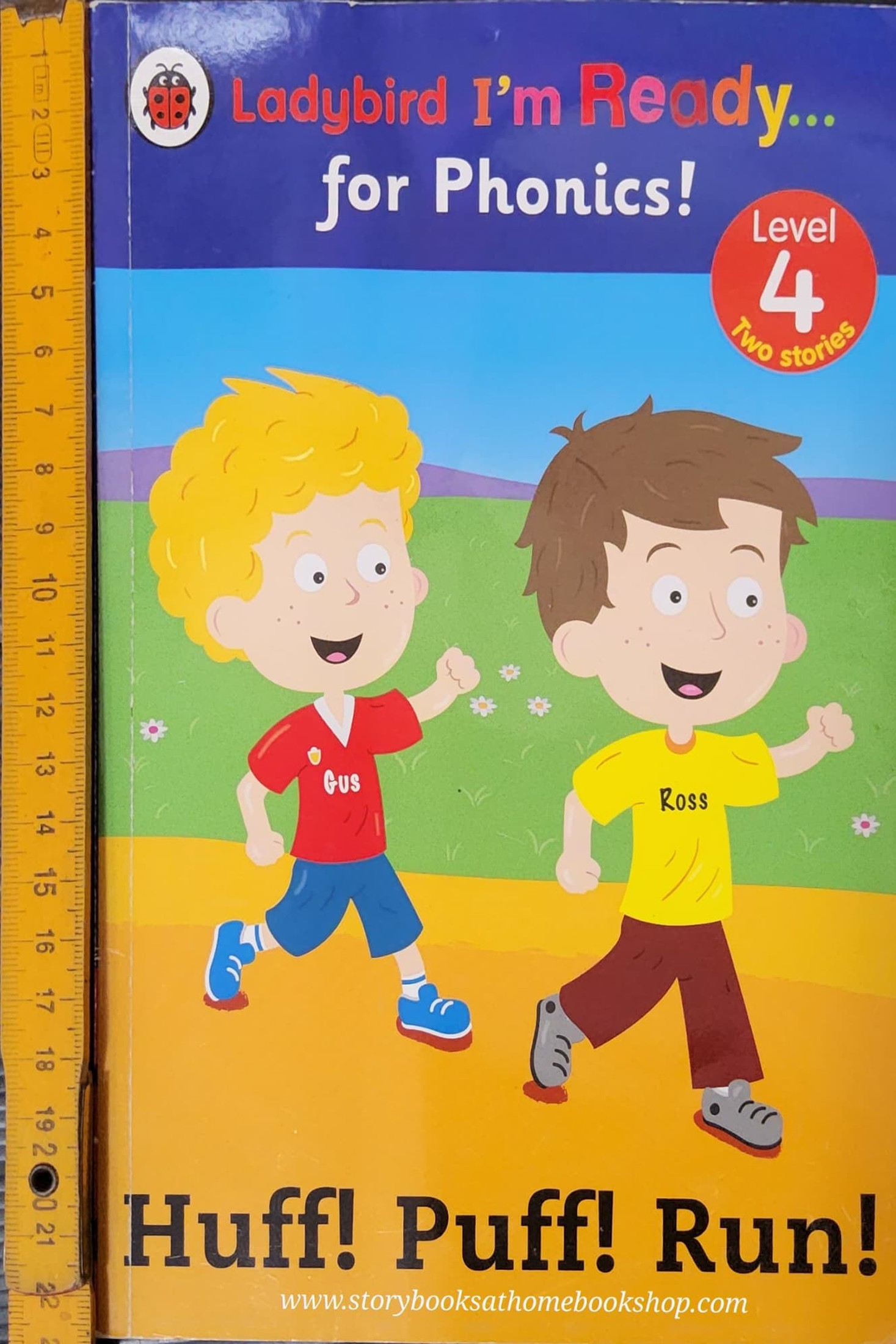 หนังสือนิทานปกอ่อน** 🍅🍓LADYBIRD I'M READY... FOR PHONICS:HUFF! PUFF! RUN!