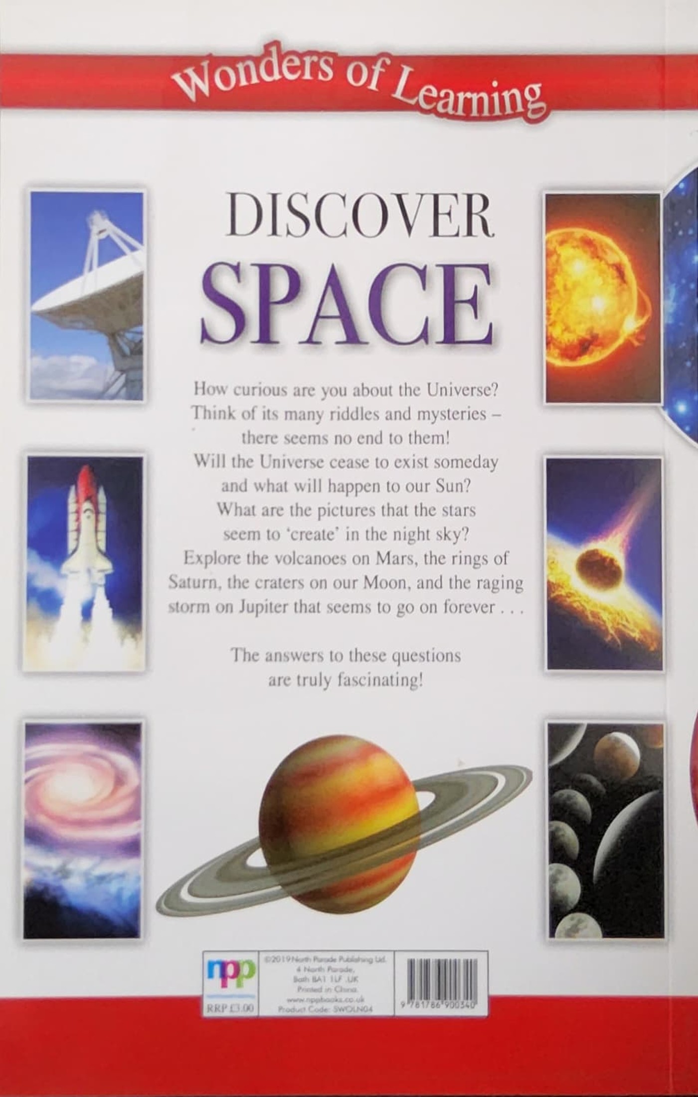 KNOWLEDGE BOOK** ððWONDER OF LEARNING:DISCOVER SPACE