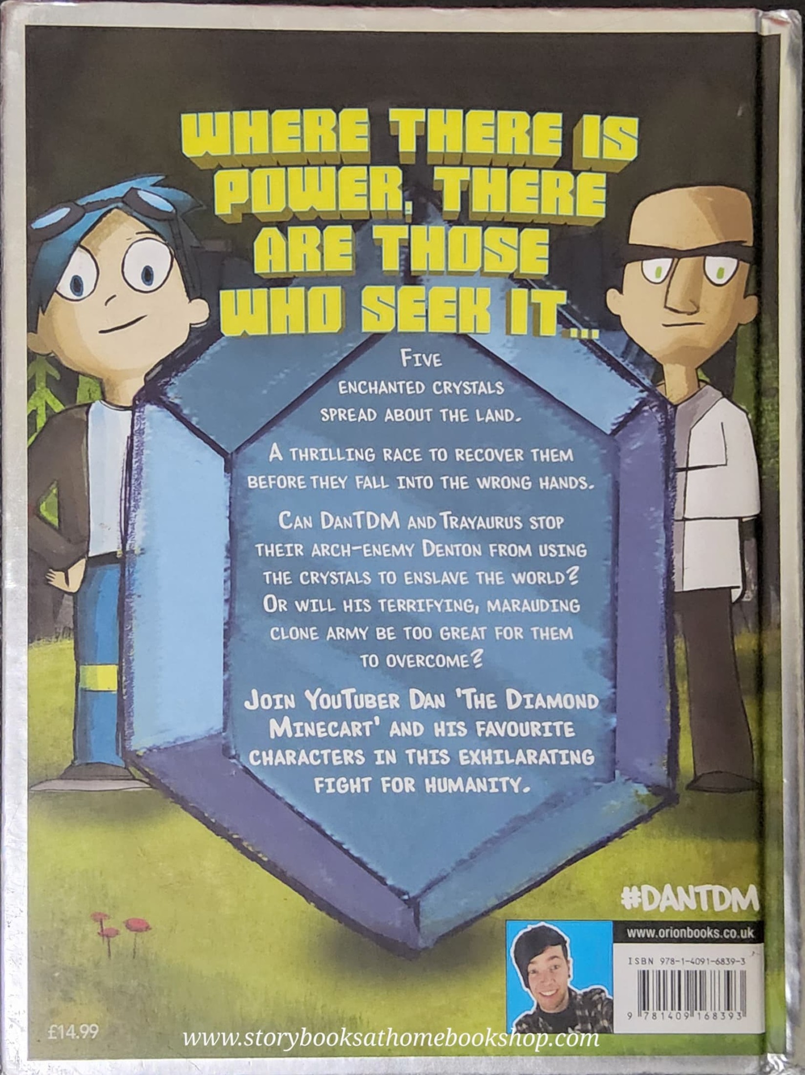 GRAPHIC NOVEL ** หนังสือนิทานปกแข็ง** 🍅🍅TRAYAURUS AND THE ENCHANTED CRYSTAL BY DAN.TDM