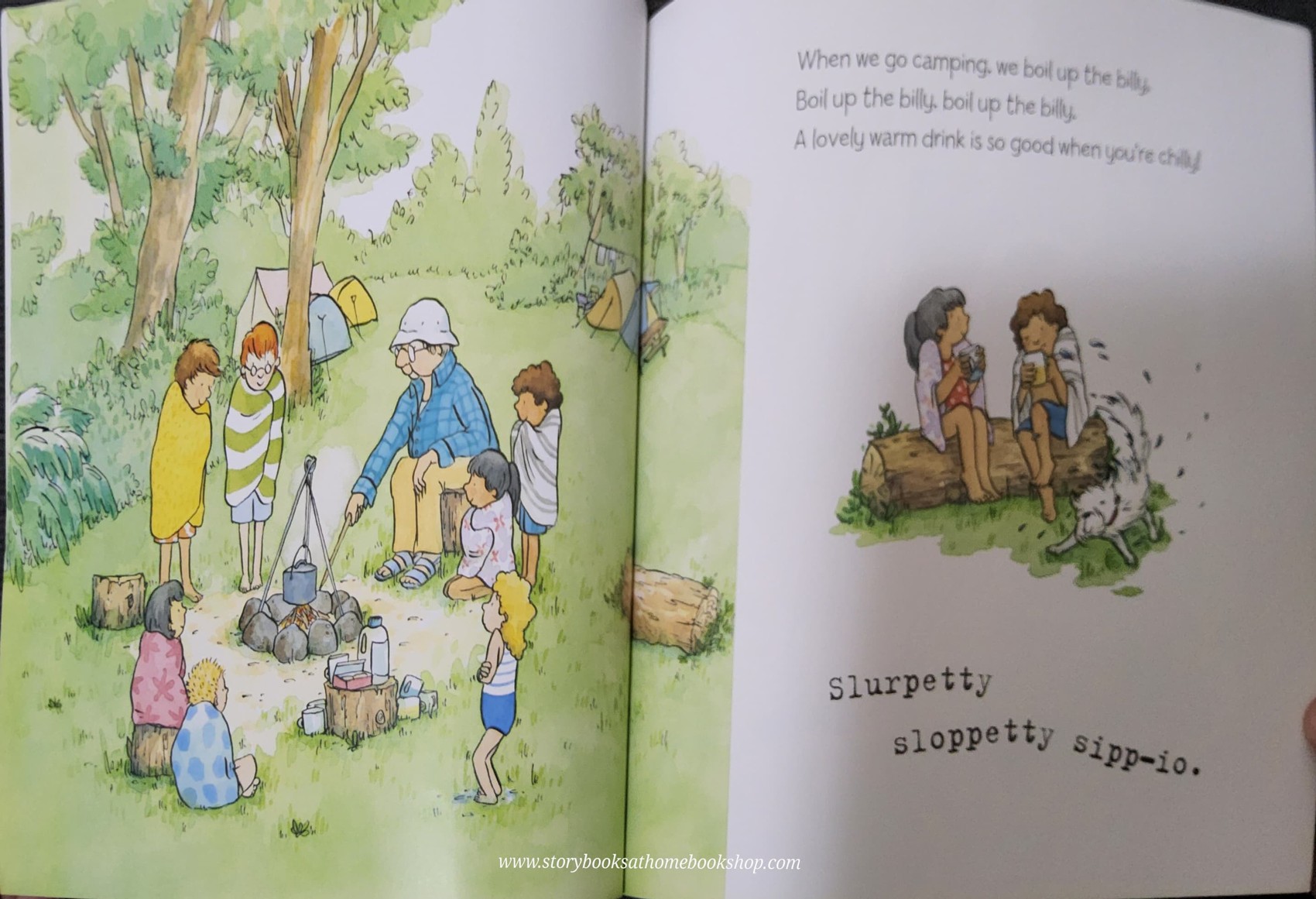 หนังสือนิทานปกอ่อน** 🍅🍓WHEN WE GO CAMPING BY SALLY SUTTON