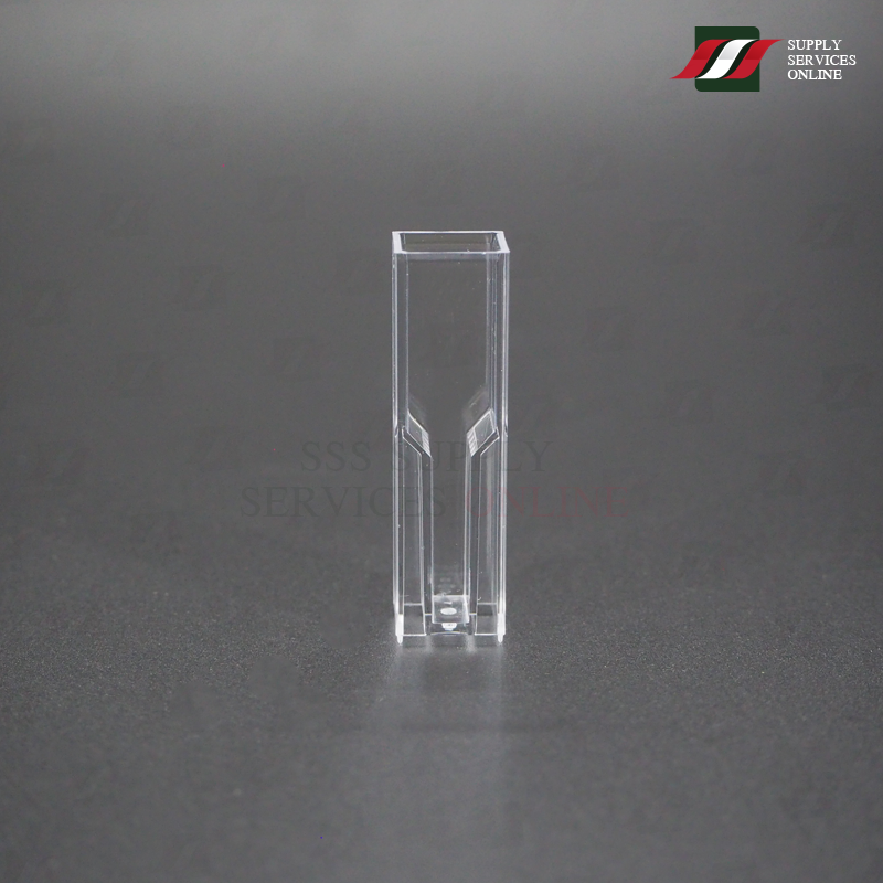 Semi Micro Cuvette 1.5ml. คิวเวต เนื้อ PS ขนาด 1.5มล.100 ชิ้น / 1 กล่อง!!!สินค้ามีจำนวนจำกัด 10 ชุดสุดท้าย!!!