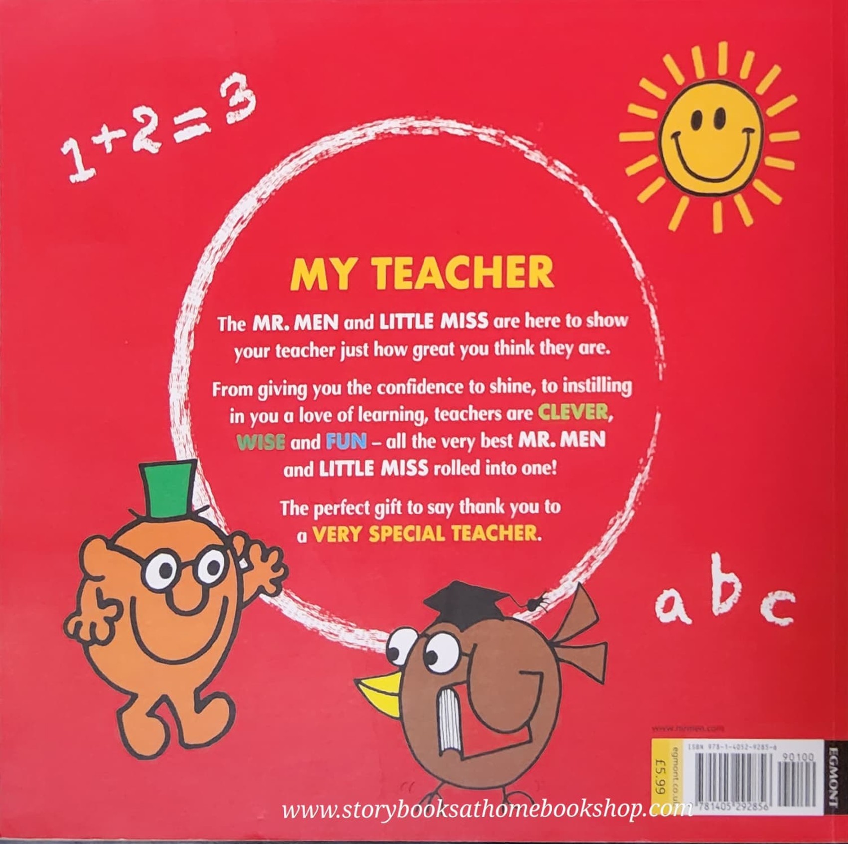หนังสือนิทานปกอ่อน** 🍅🍓MR.MEN&LITTLE MISS:MY TEACHER BY ROGER HARGEAVES