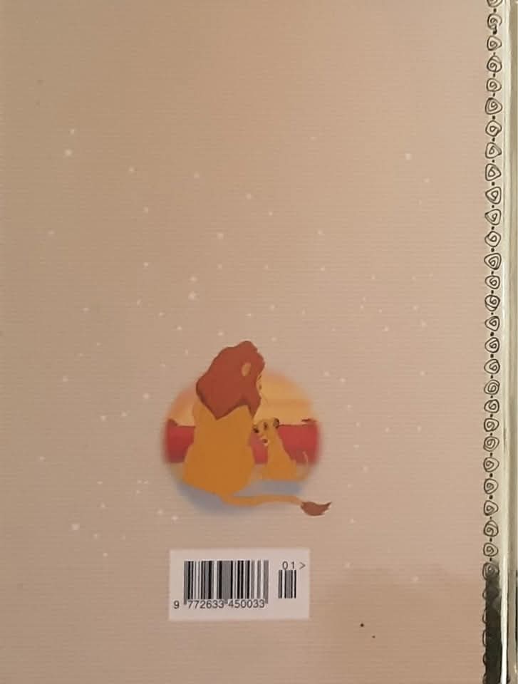 หนังสือปกแข็ง** 🍅🍓DISNEY THE LION KING ปกทอง